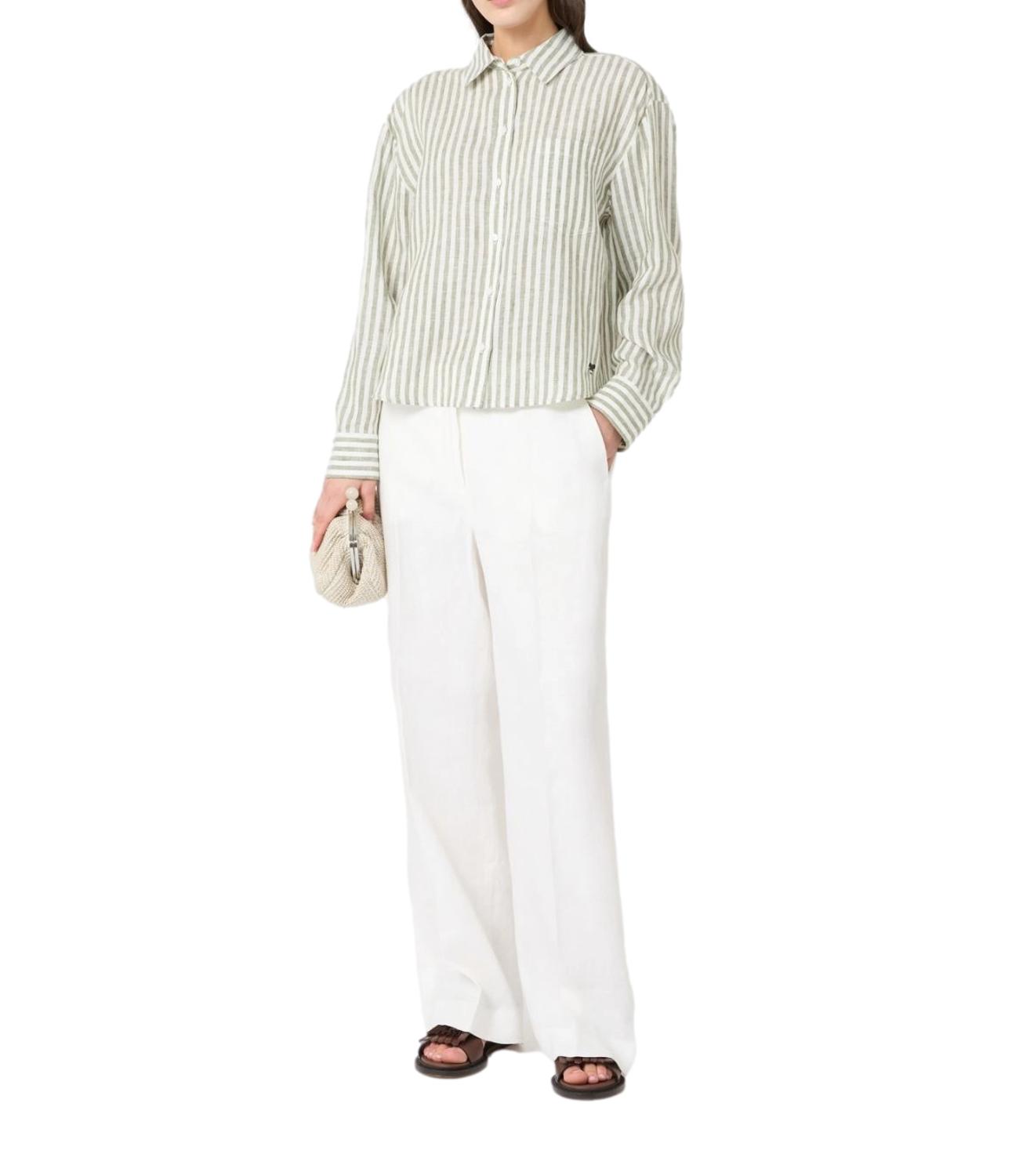 MAX MARA WEEKEND camicia Wkdalbatro verde kaki donna