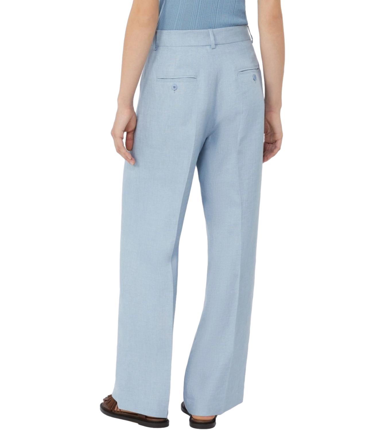 Max Mara Weekend Pantalone Azzurro da Donna