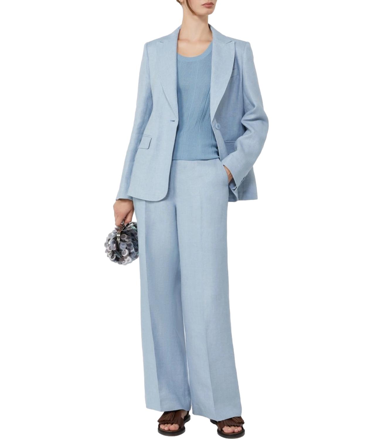 Max Mara Weekend Pantalone Azzurro da Donna