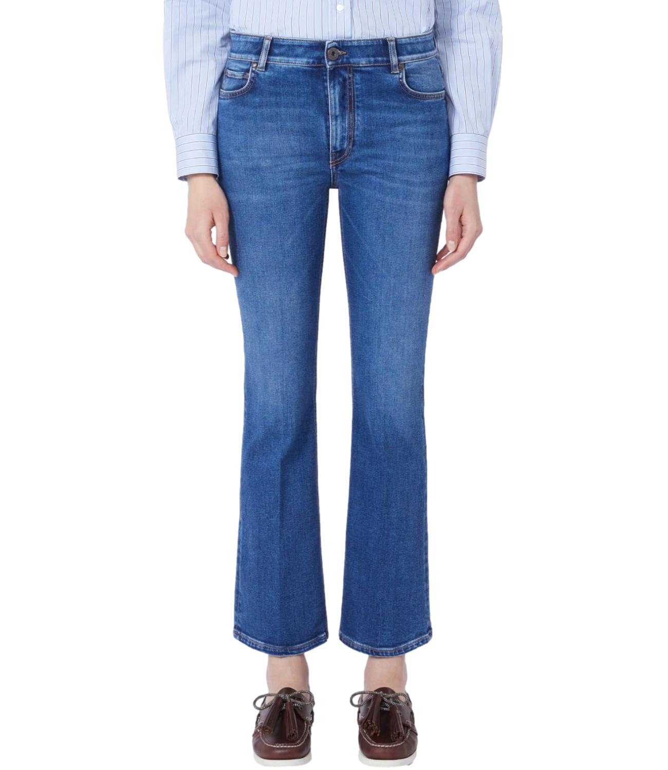 Max Mara Weekend Jeans Wkdrapallo Blu Donna
