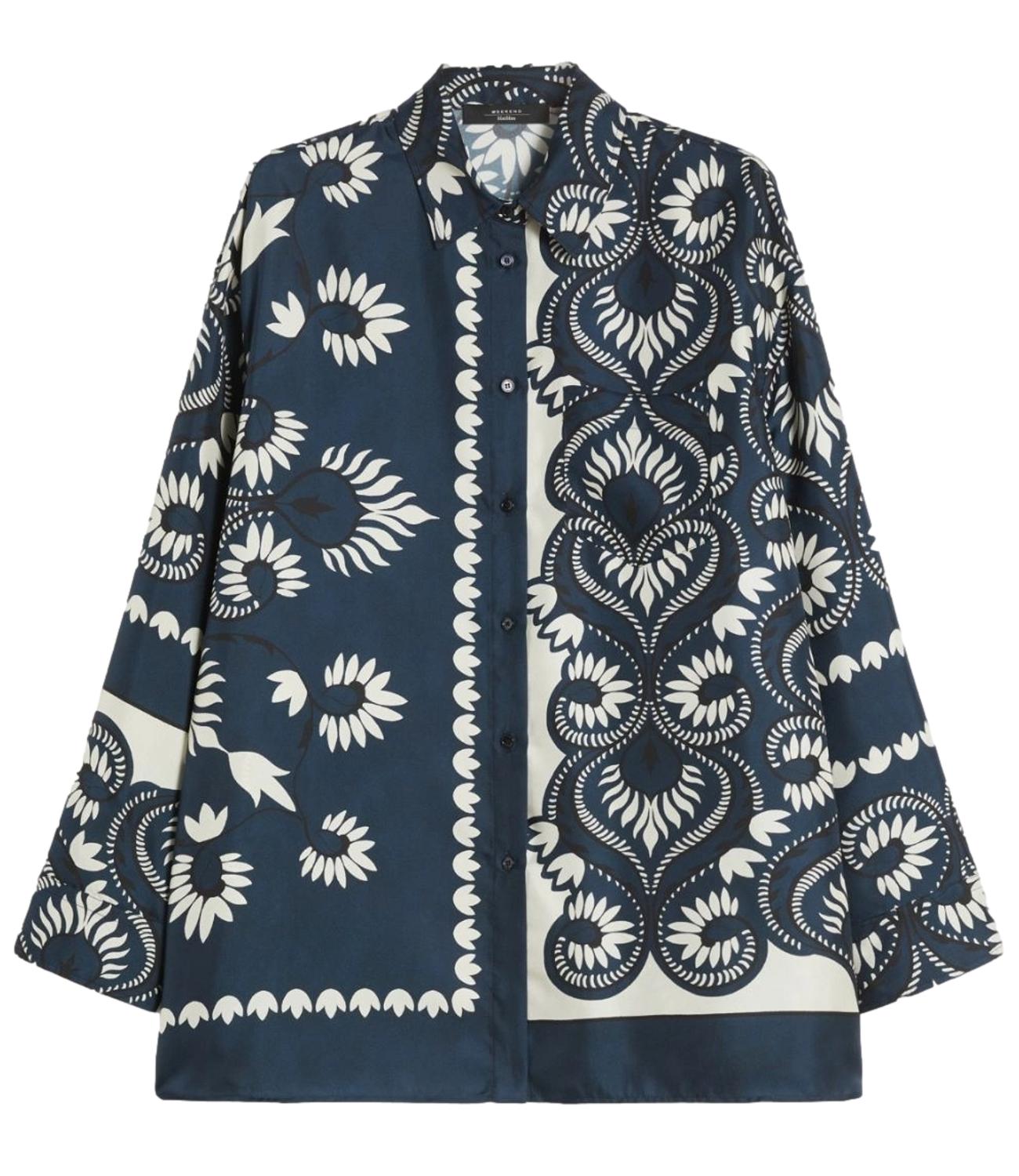 Max Mara Weekend Camicia Wkdlastra Blu Donna