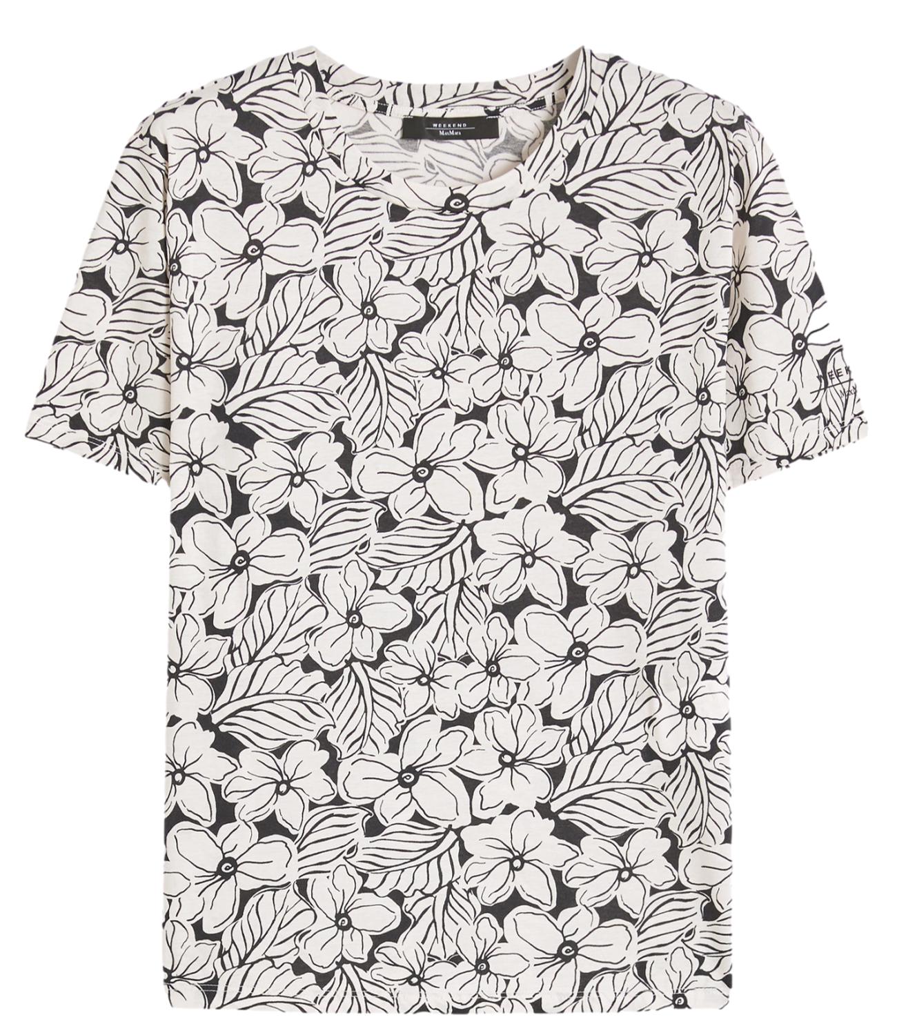 Max Mara Weekend T-Shirt Des.fiore Hawaii da Donna