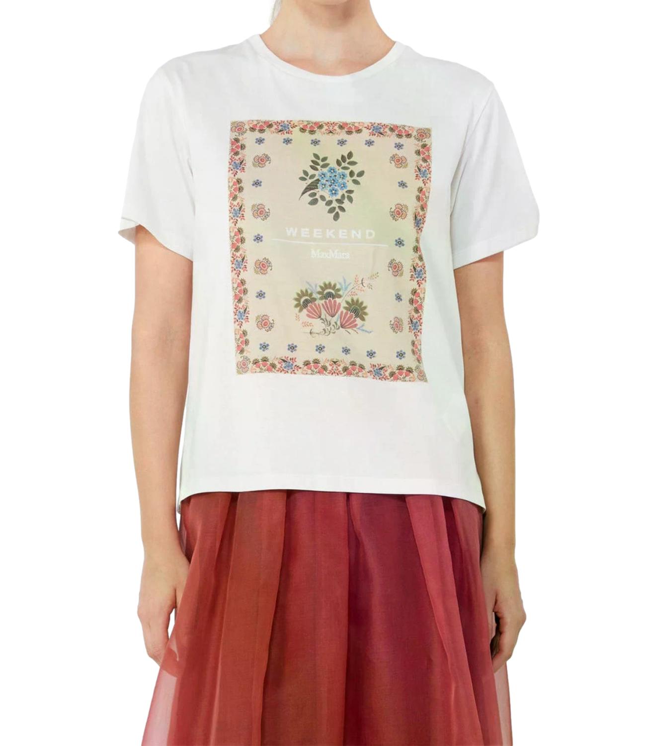 Max Mara Weekend T-shirt Wkdpantera Bianco Donna