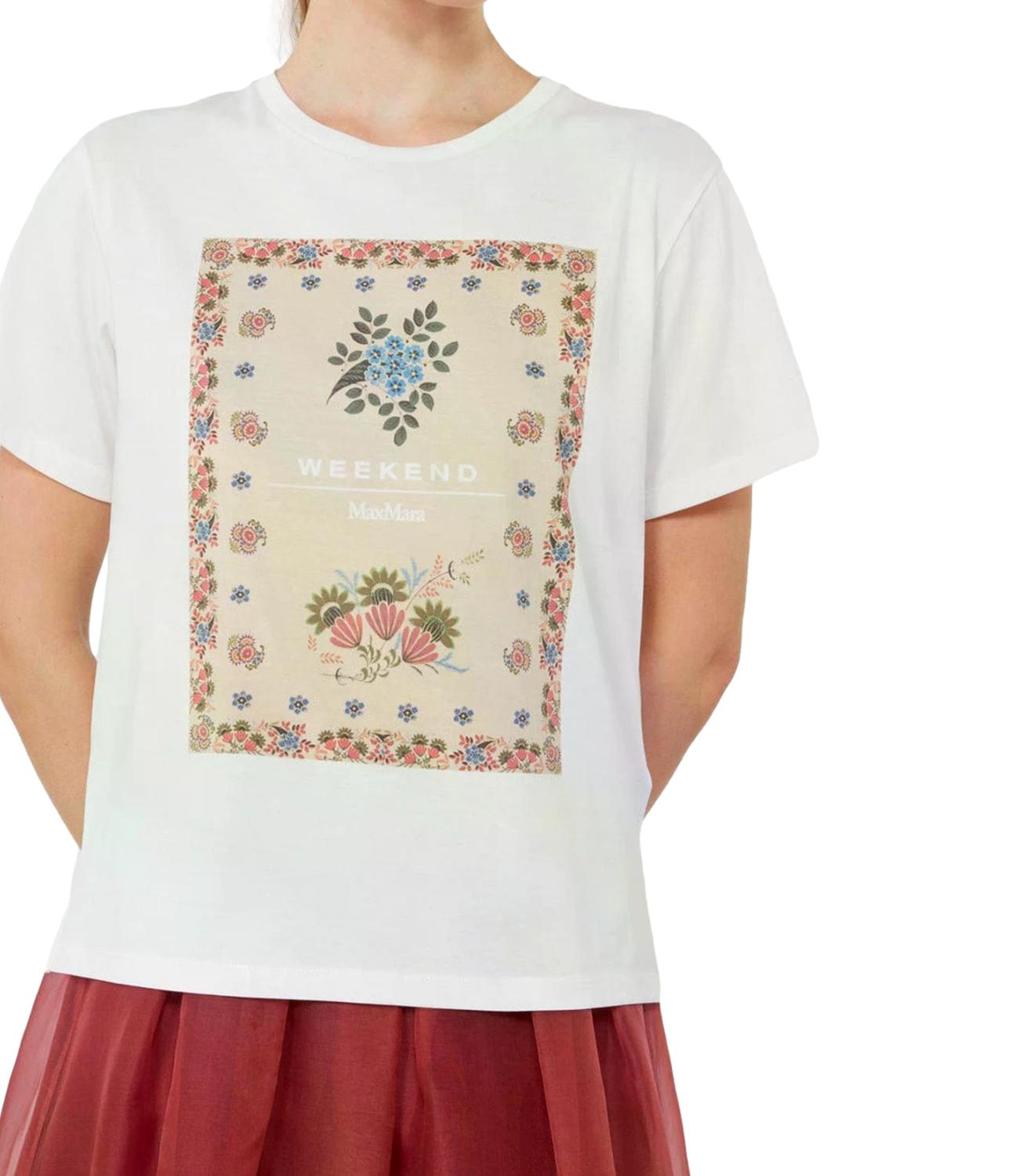 Max Mara Weekend T-shirt Wkdpantera Bianco Donna
