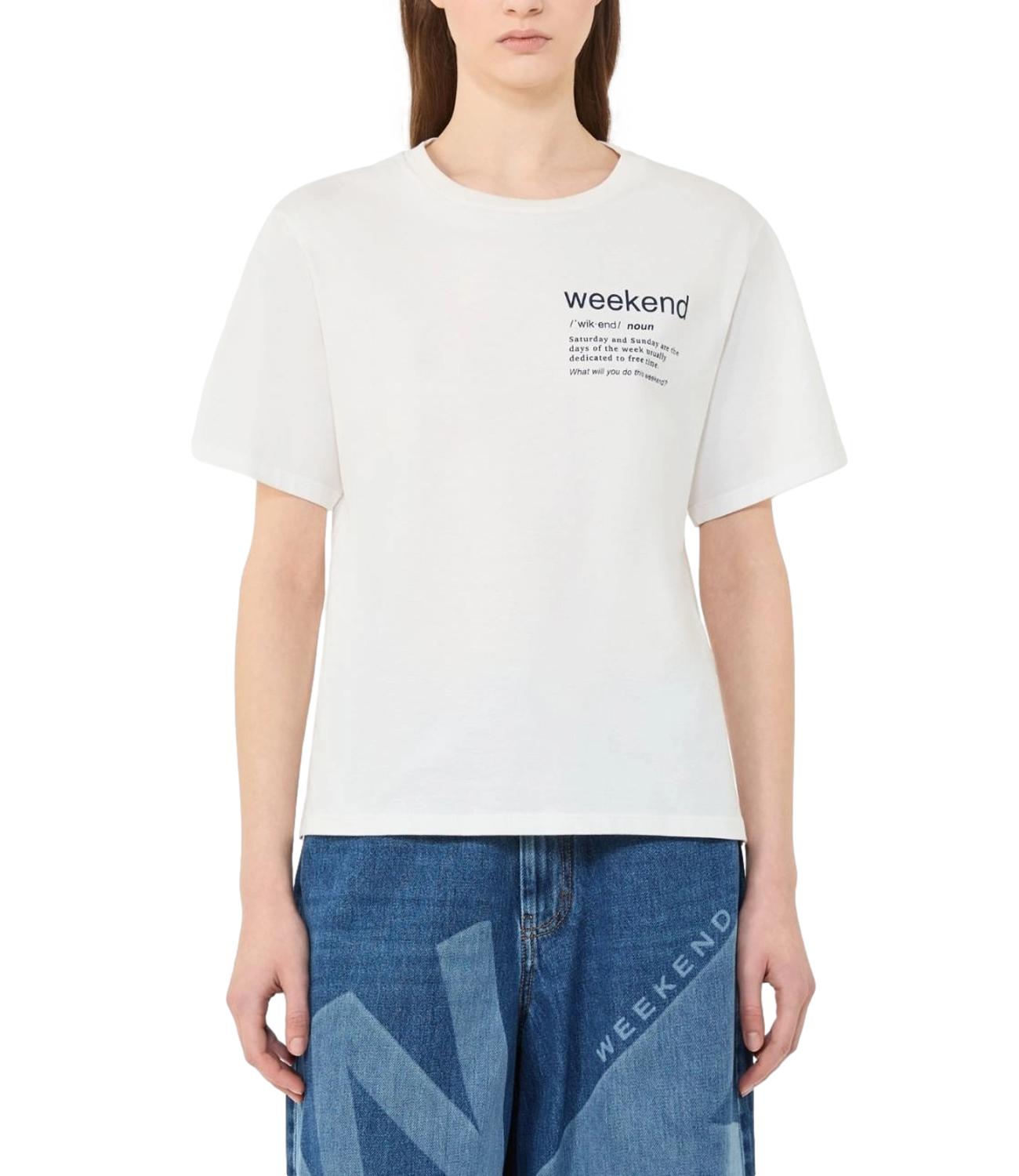 Max Mara Weekend T-shirt Wkdtenue Bianco Donna