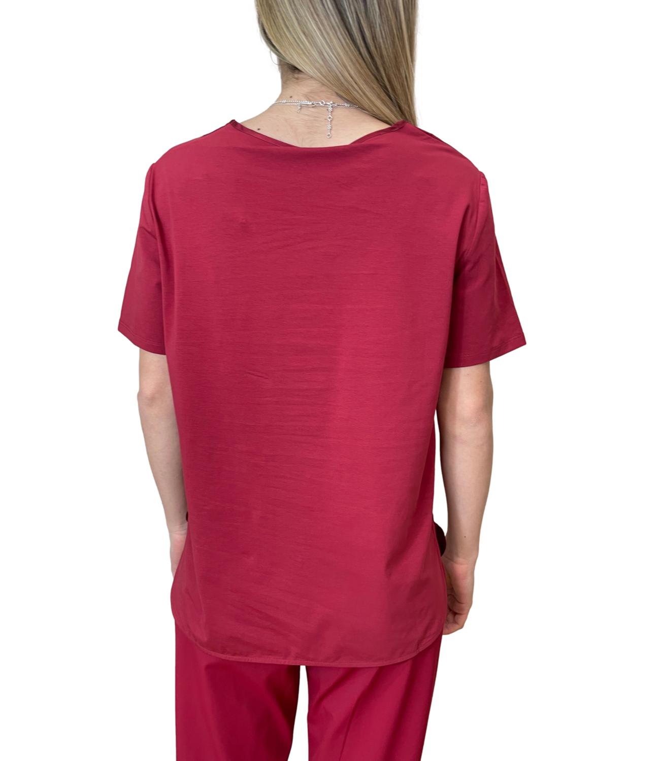 MM Blusa Mmlotre Rosso Donna