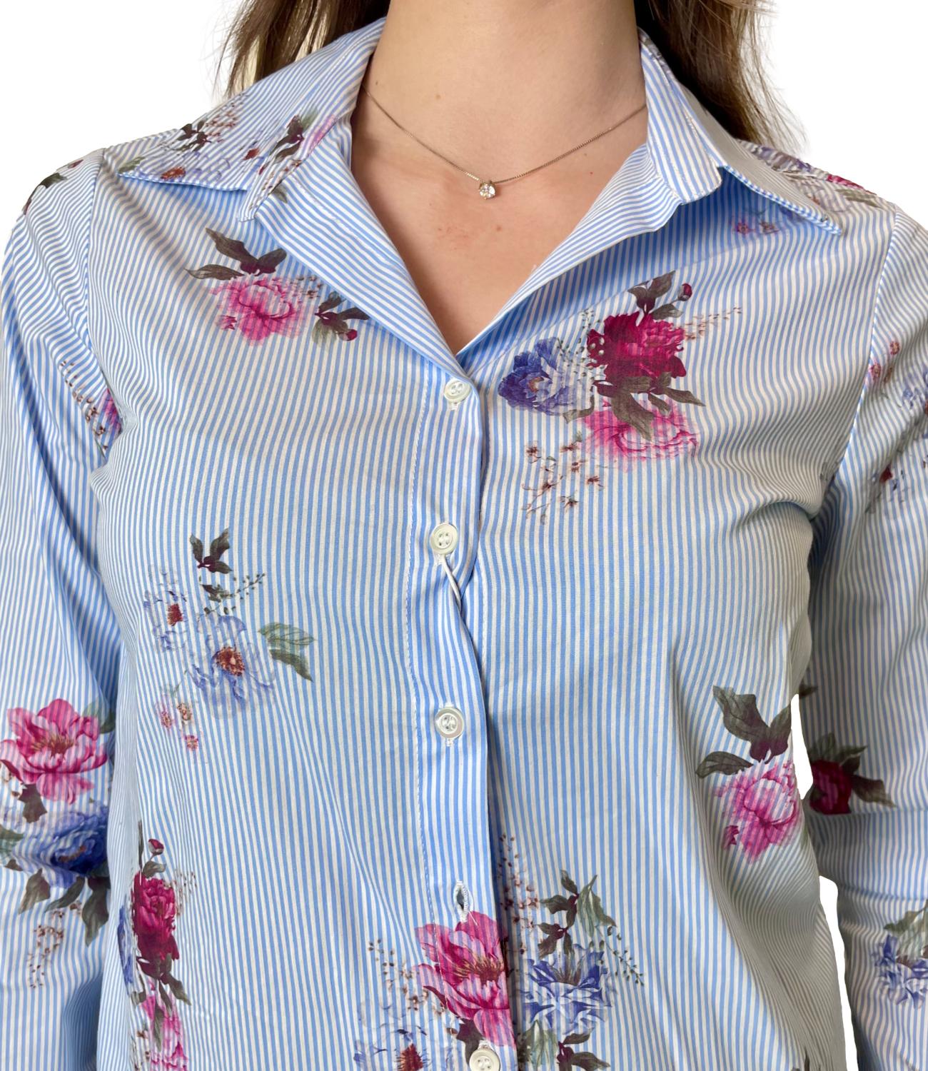 Motel Camicia Azzurro da Donna