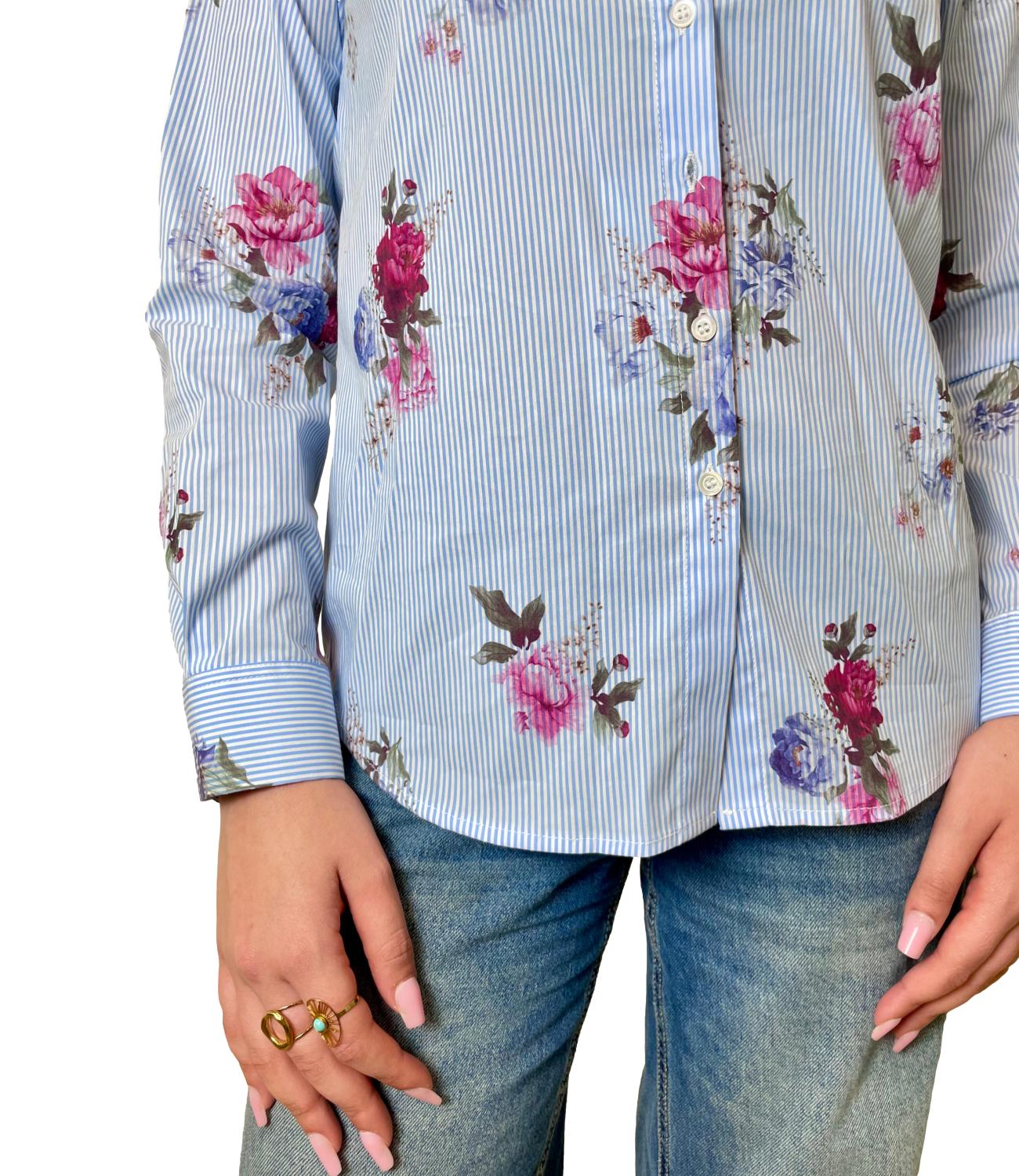 Motel Camicia Azzurro da Donna