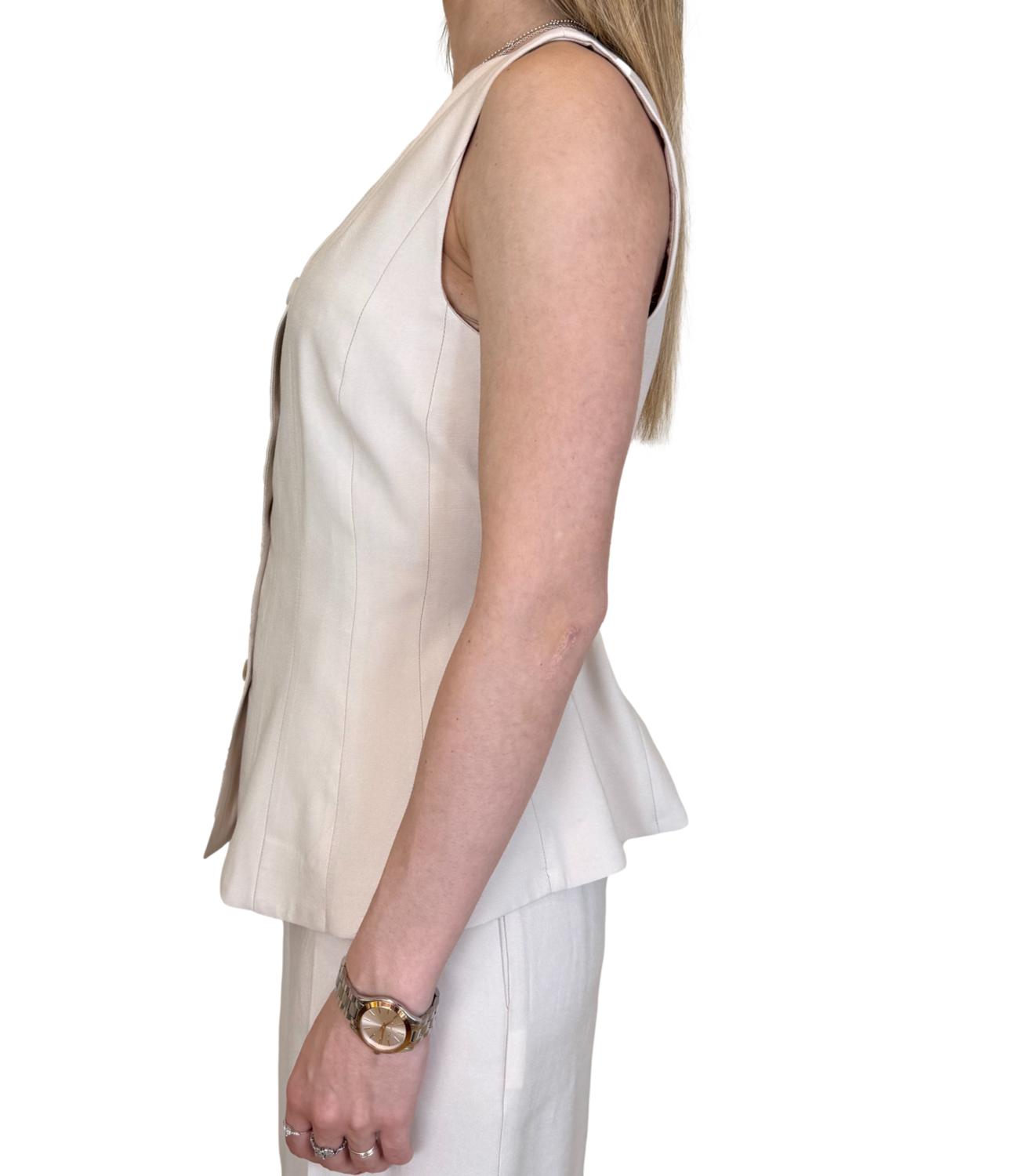 Motel Gilet Avorio Donna