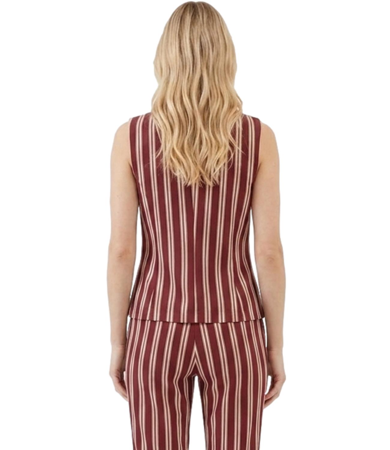 Motel Gilet Bordeaux da Donna