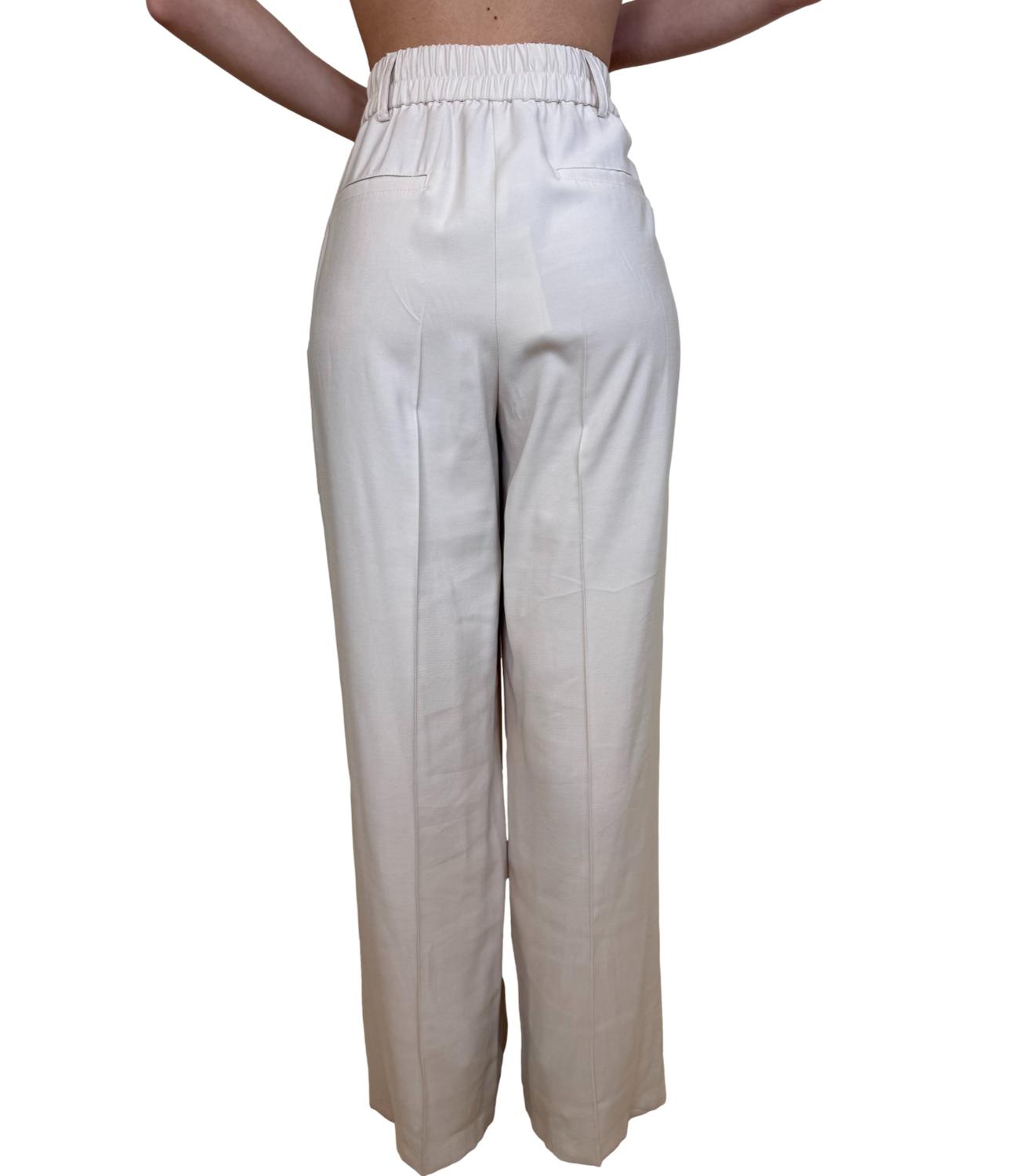 Motel Pantalone Avorio Donna