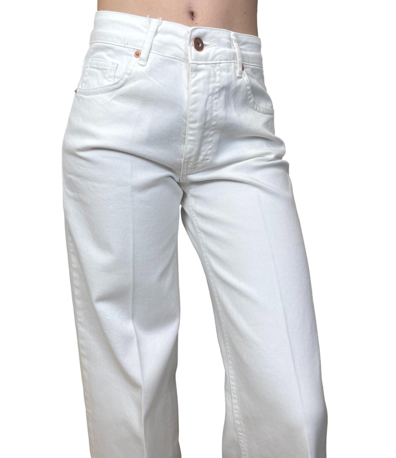 Motel Pantalone Panna da Donna