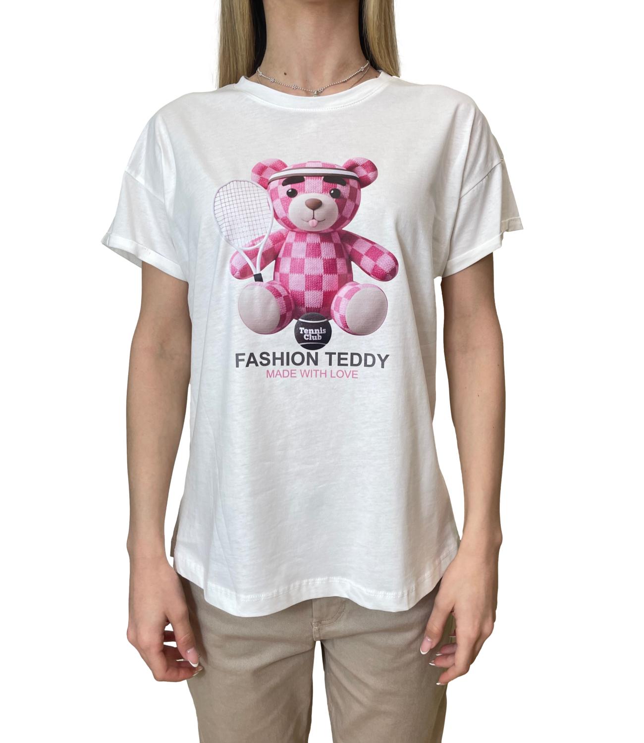 Motel T-shirt Bianco Donna