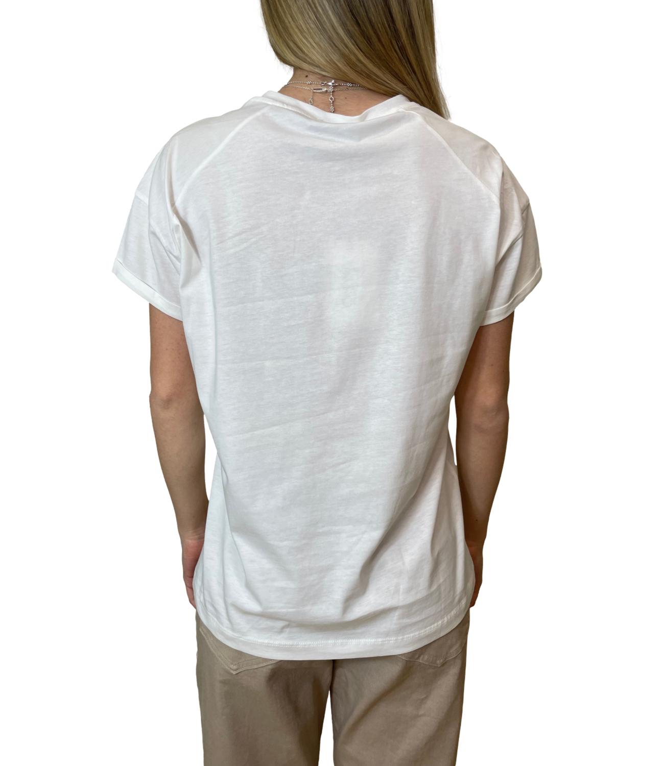 Motel T-shirt Bianco Donna