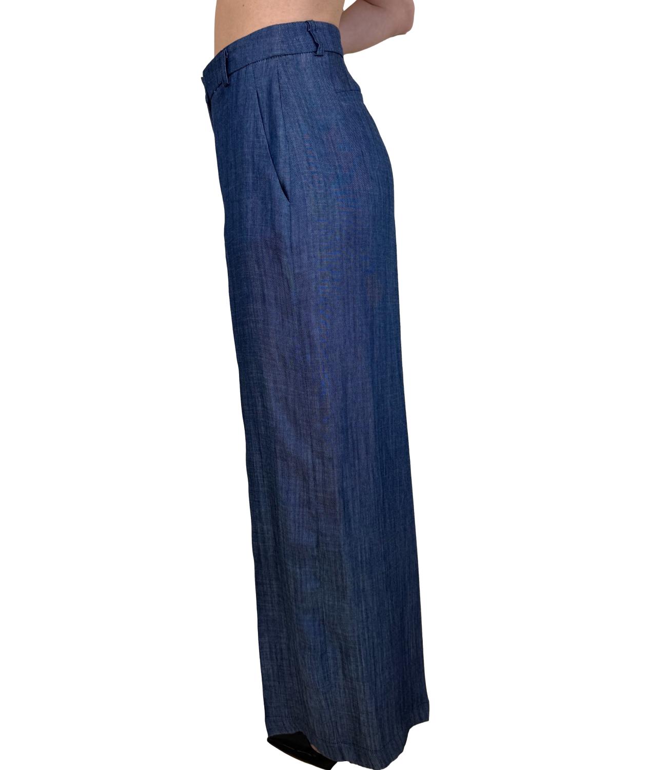 Motel Pantalone Blu Donna