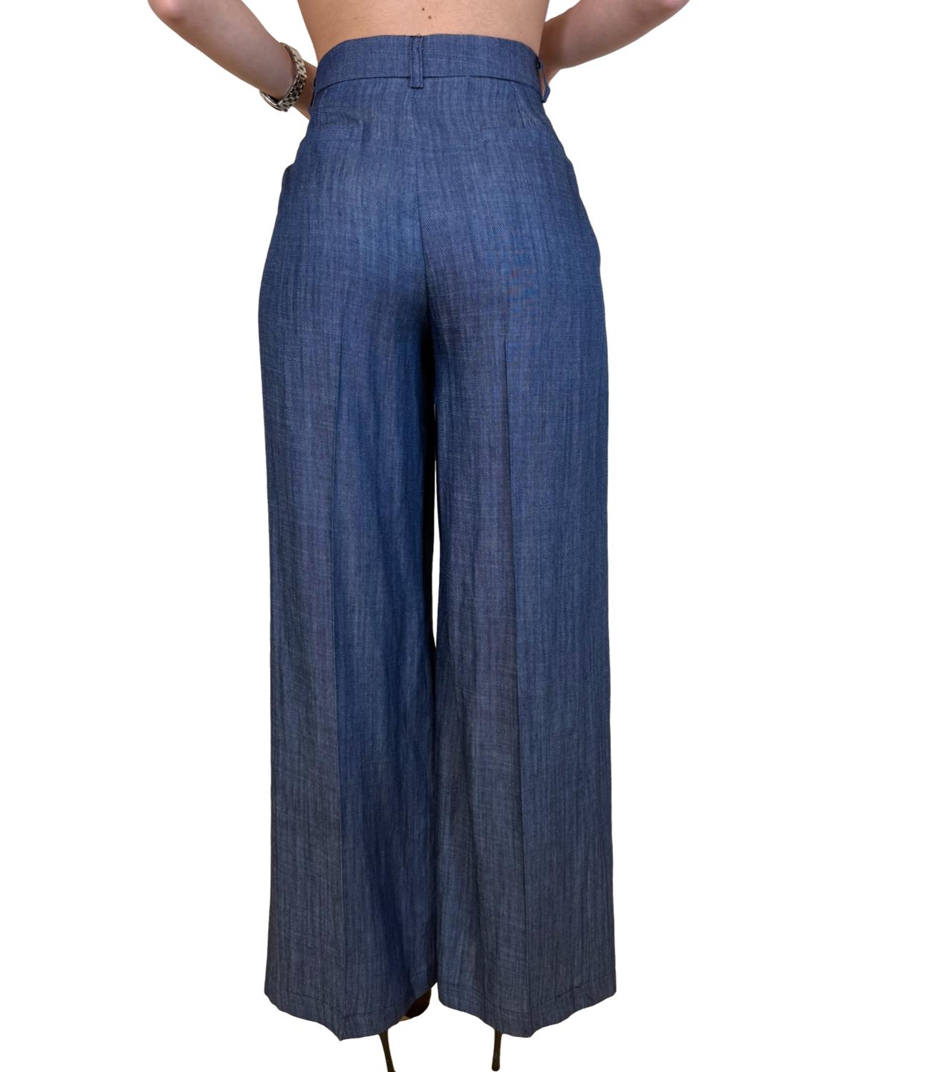 Motel Pantalone Blu Donna