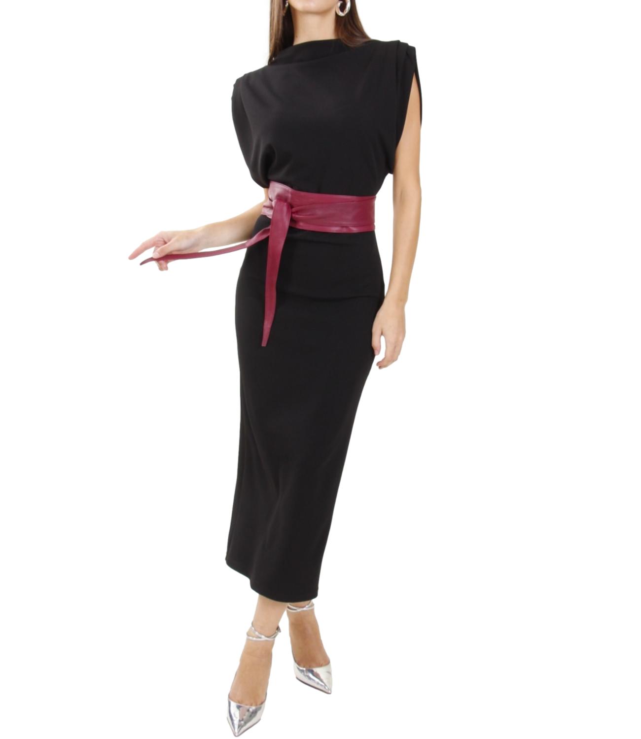 Myastreet Cintura Bordeaux da Donna