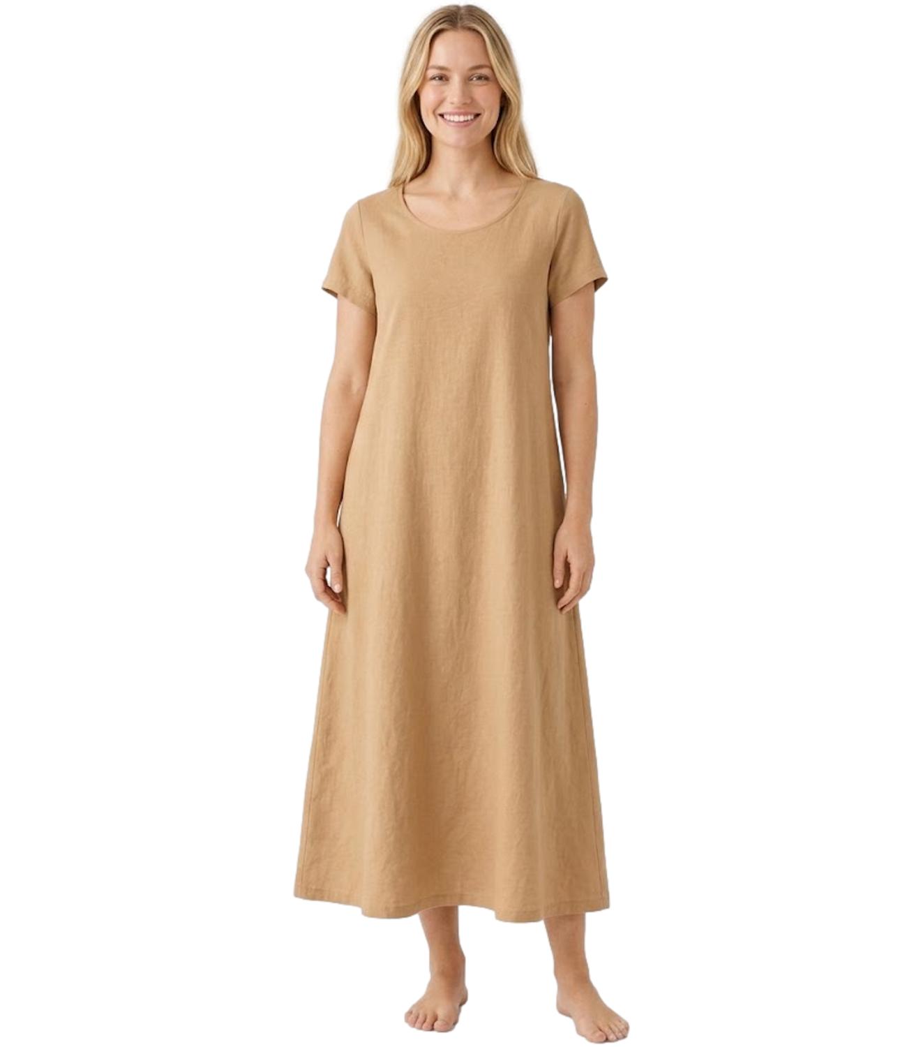 Myastreet Abito Cammello da Donna