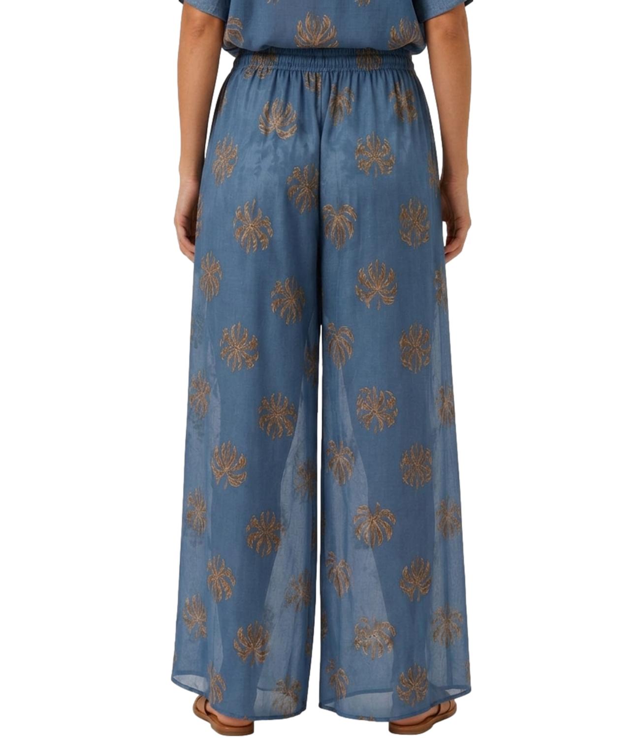 Myastreet Pantalone Azzurro da Donna