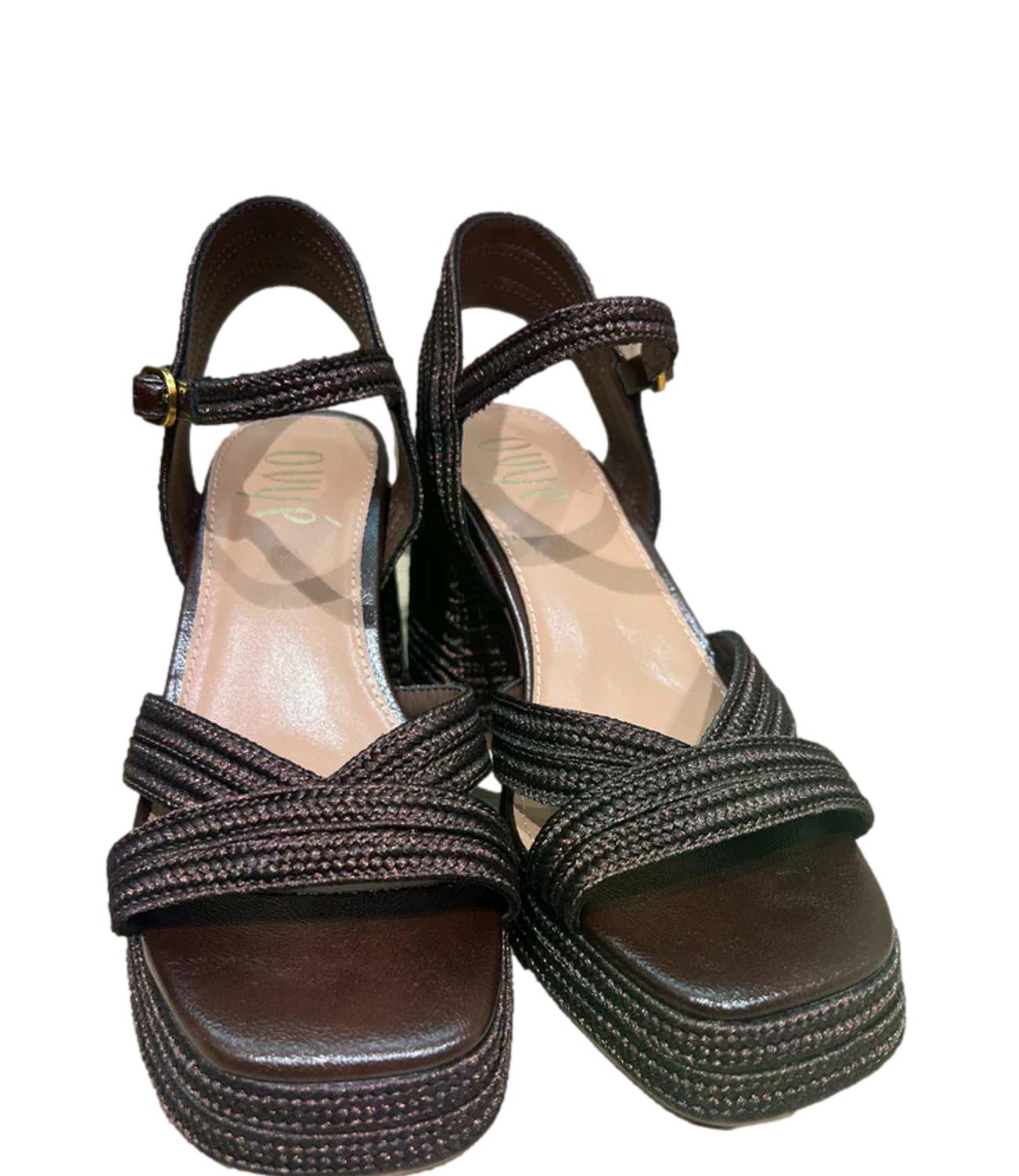 Ovye' Sandalo Brown da Donna