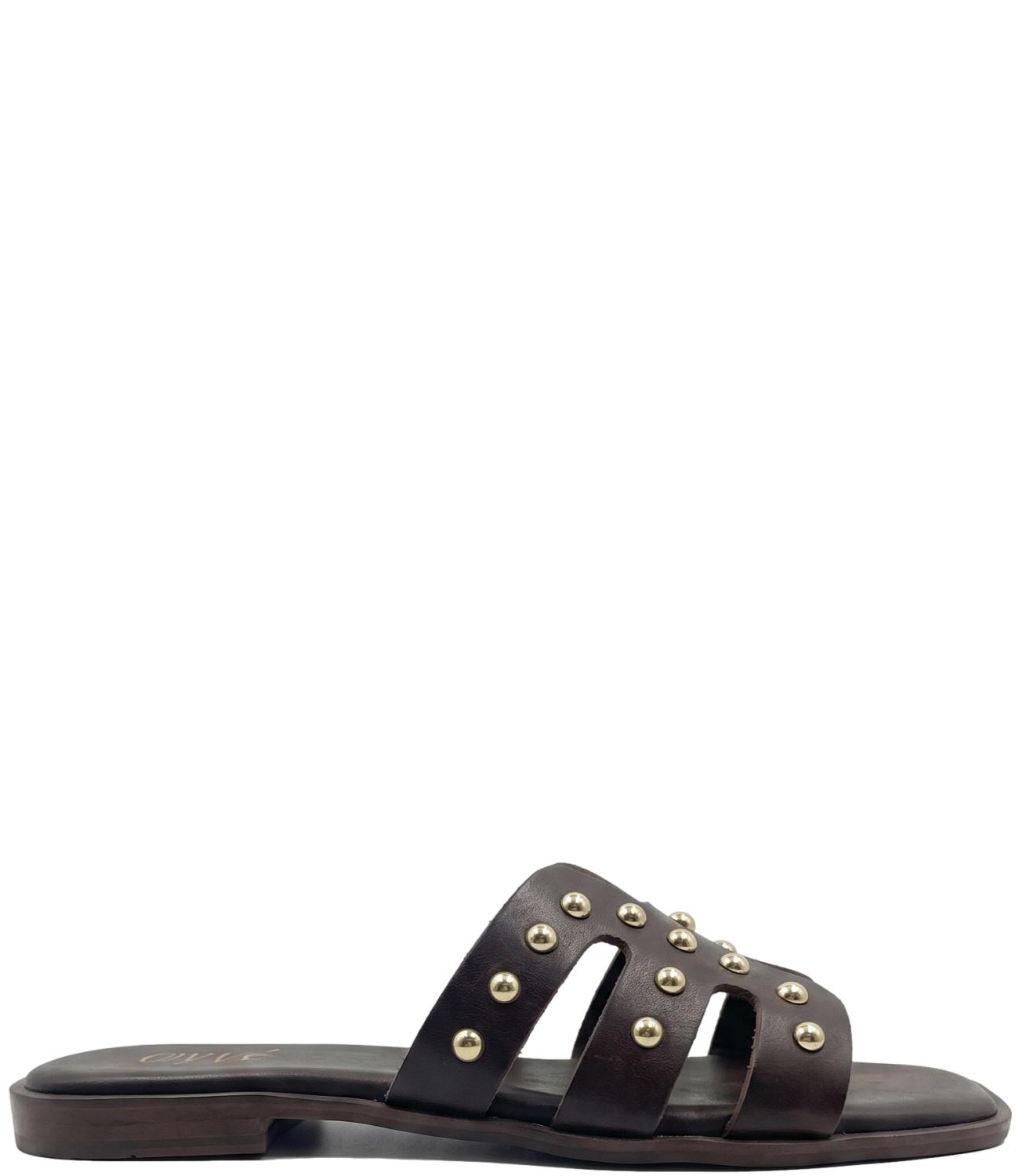 Ovye' Ciabatta Marrone da Donna