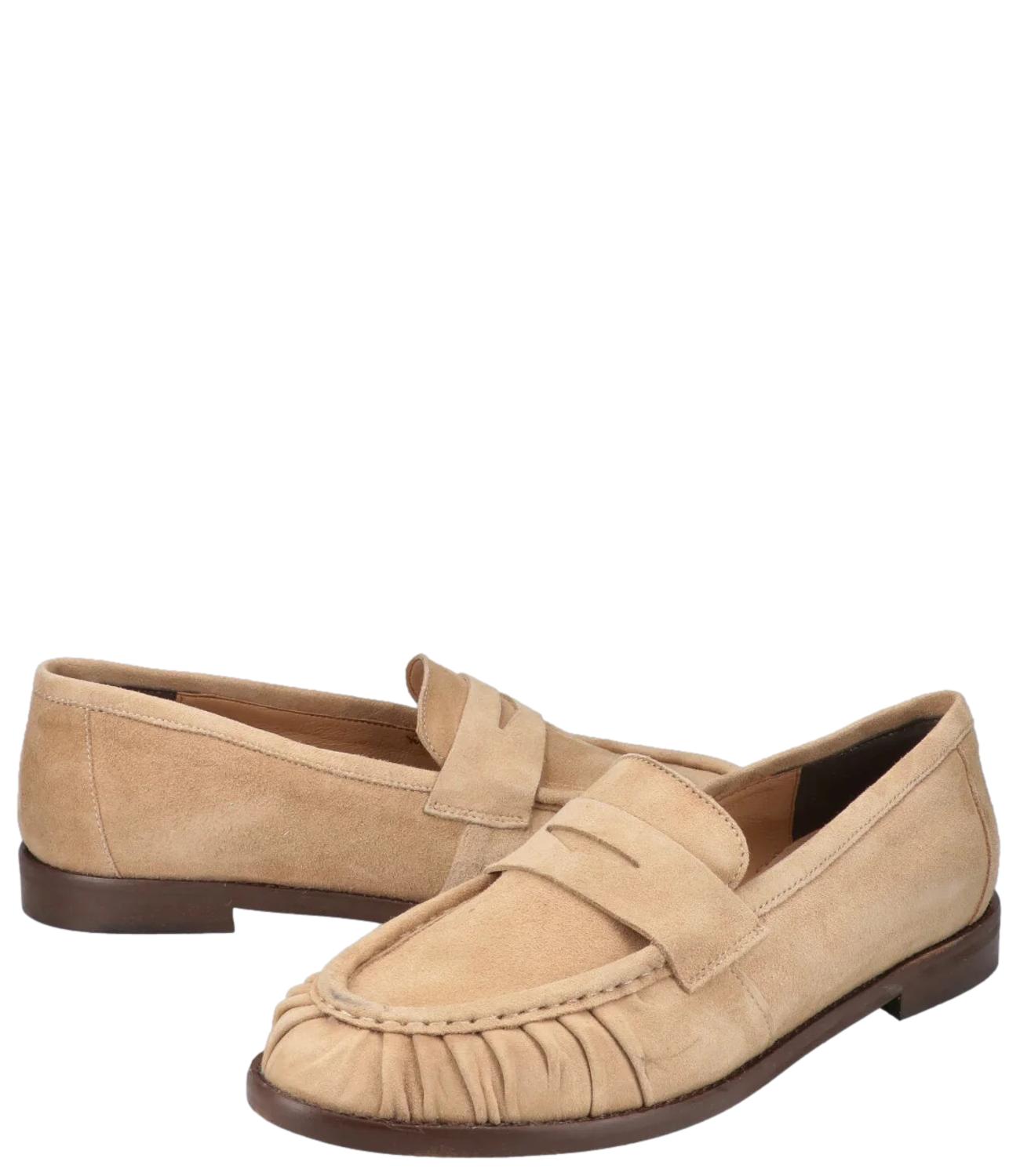 Ovyè Mocassino Ecru Donna