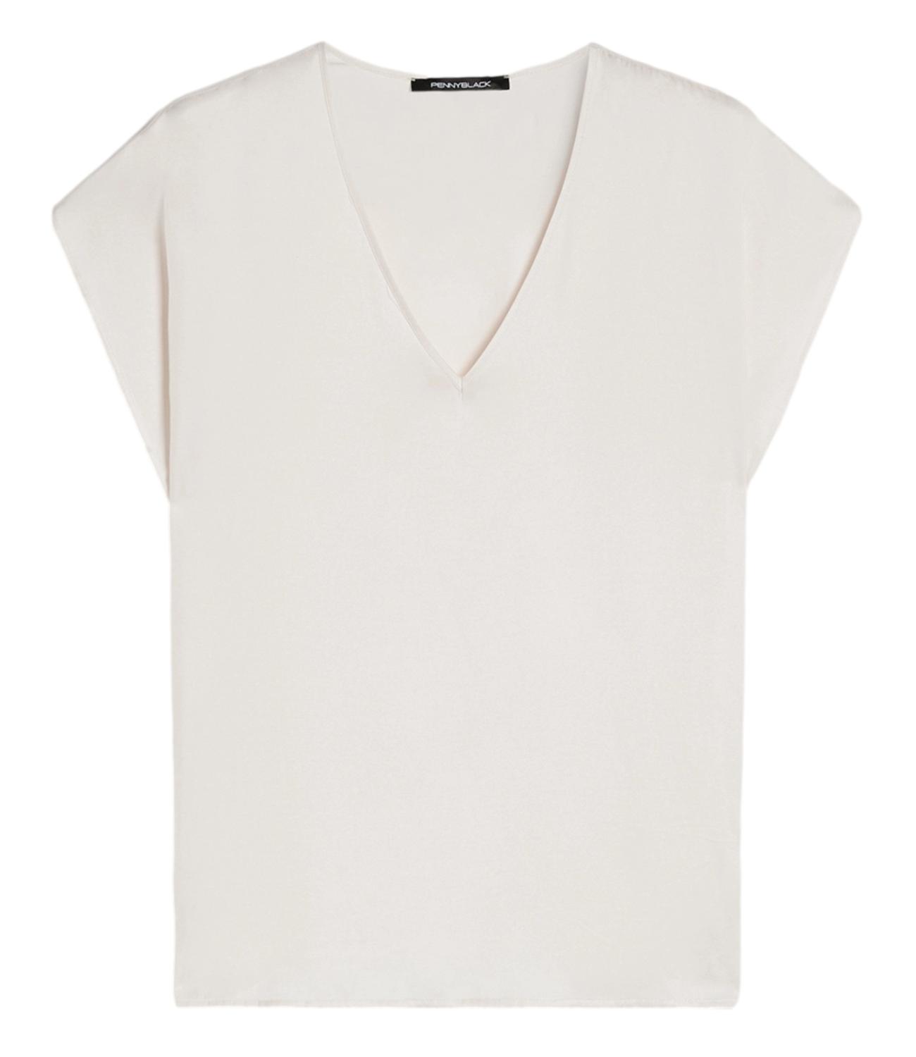 Penny Black Top Avorio da Donna