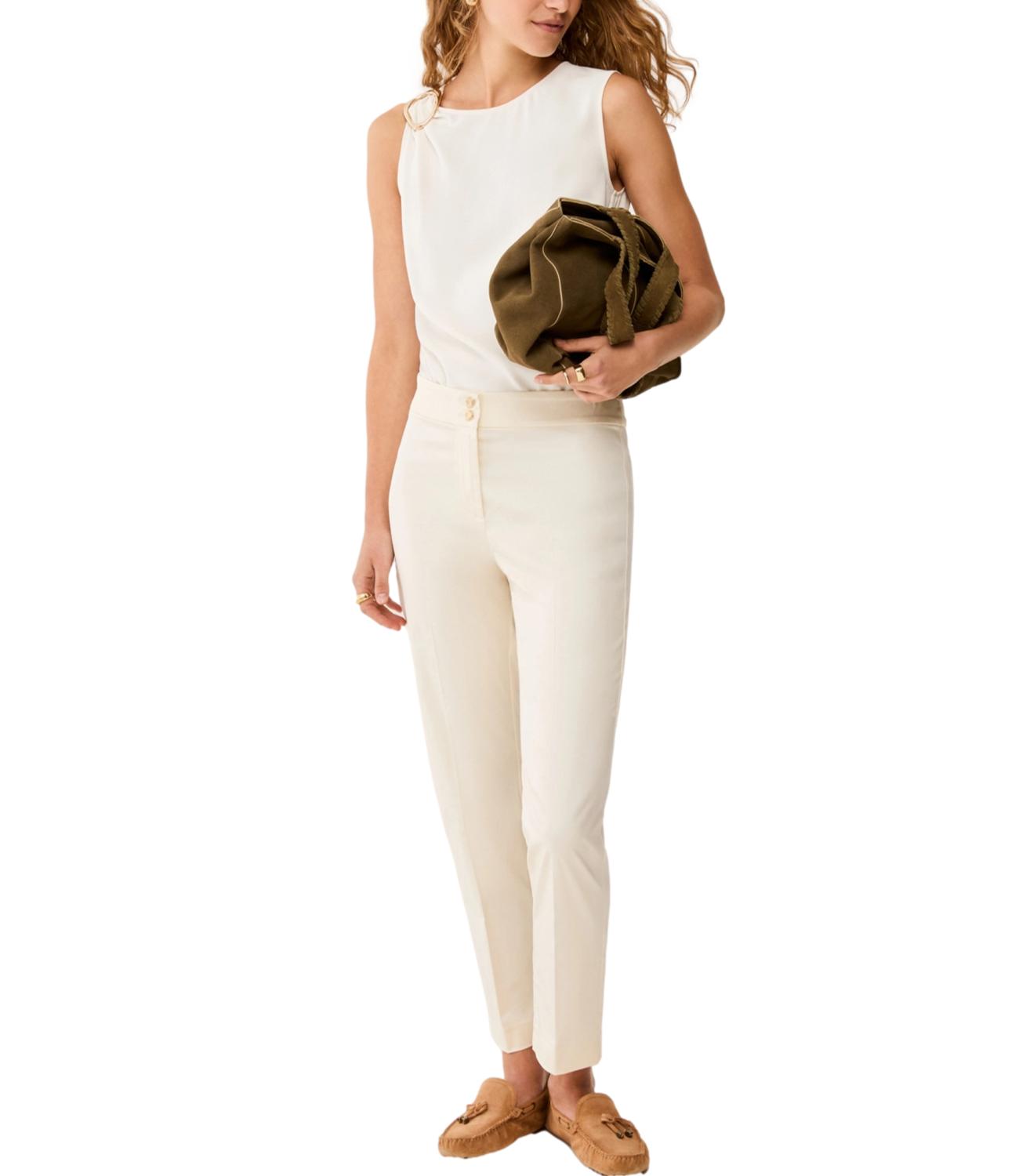 Penny Black Top Avorio da Donna