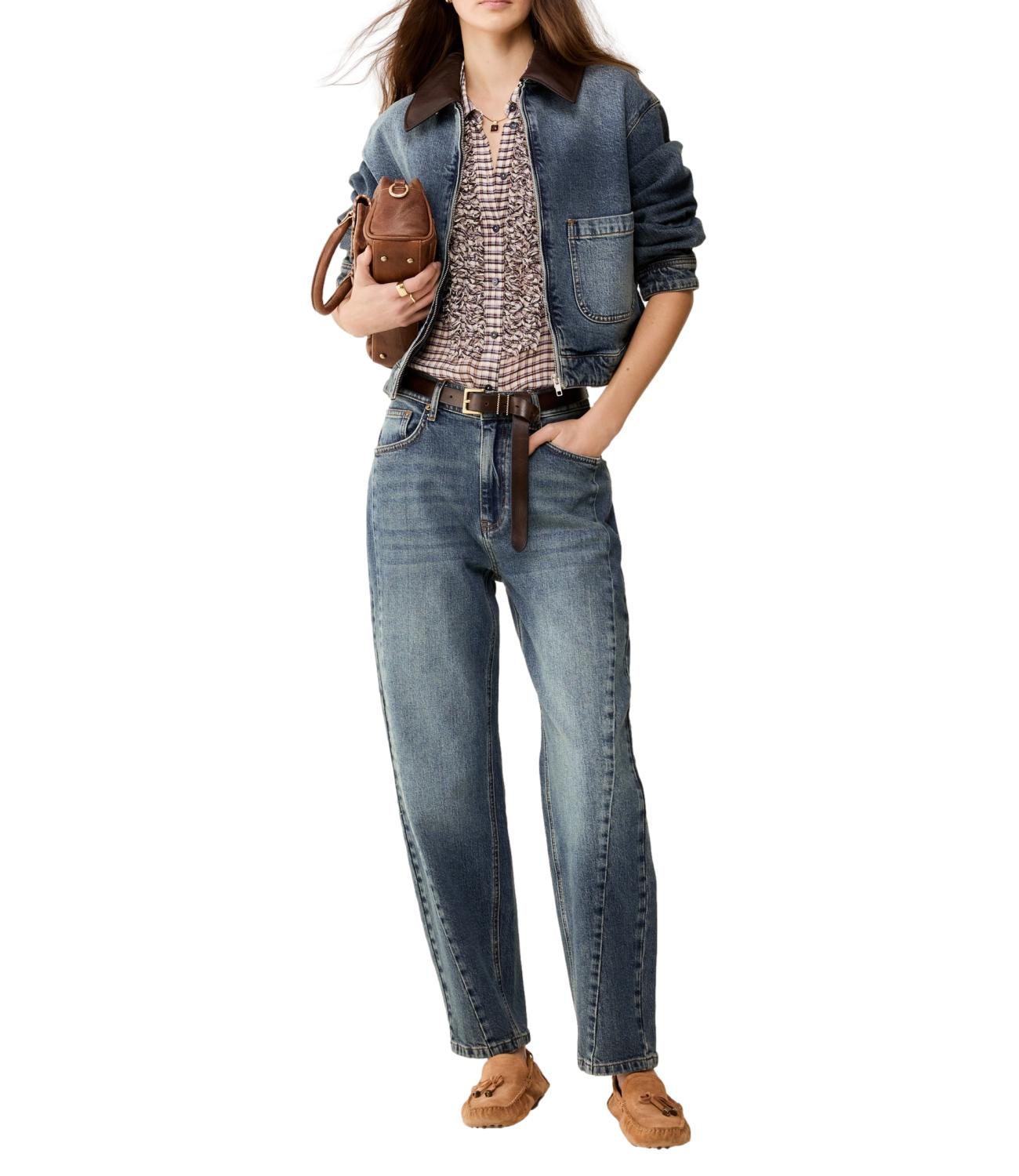 Penny Black Pantalone Blu Denim da Donna