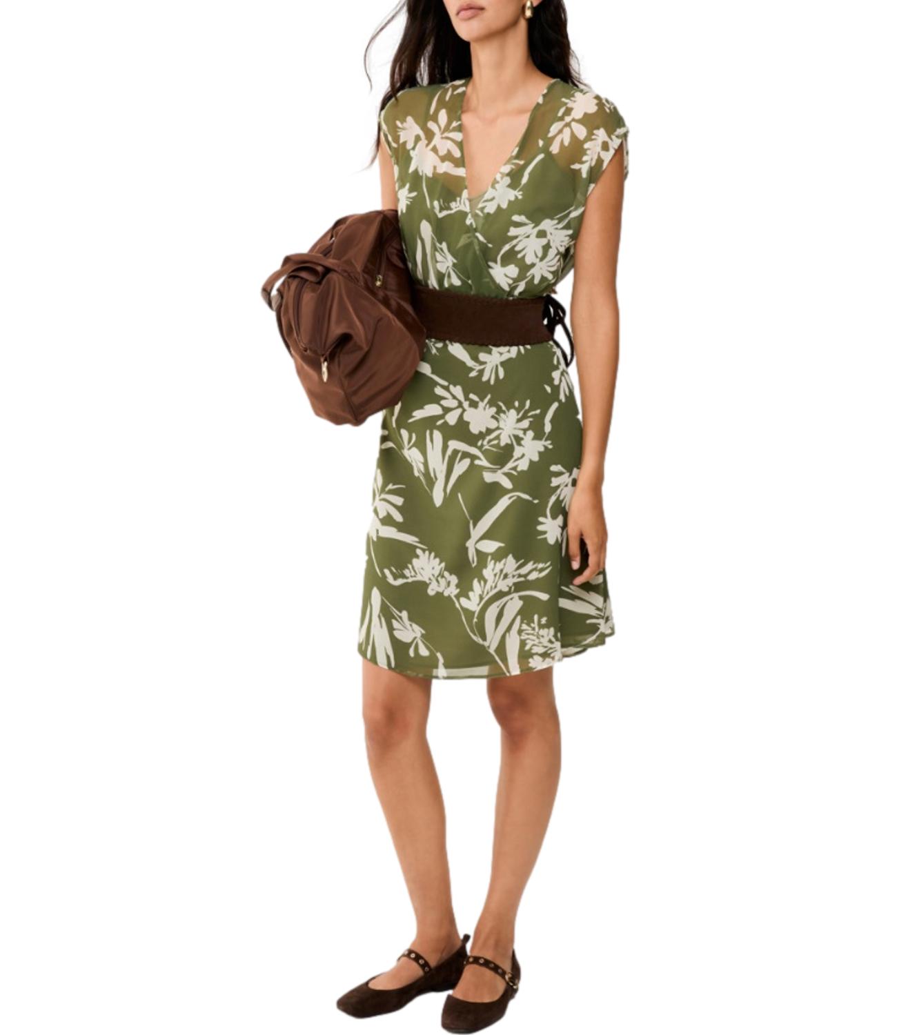 Penny Black Abito Floreale Verde da Donna