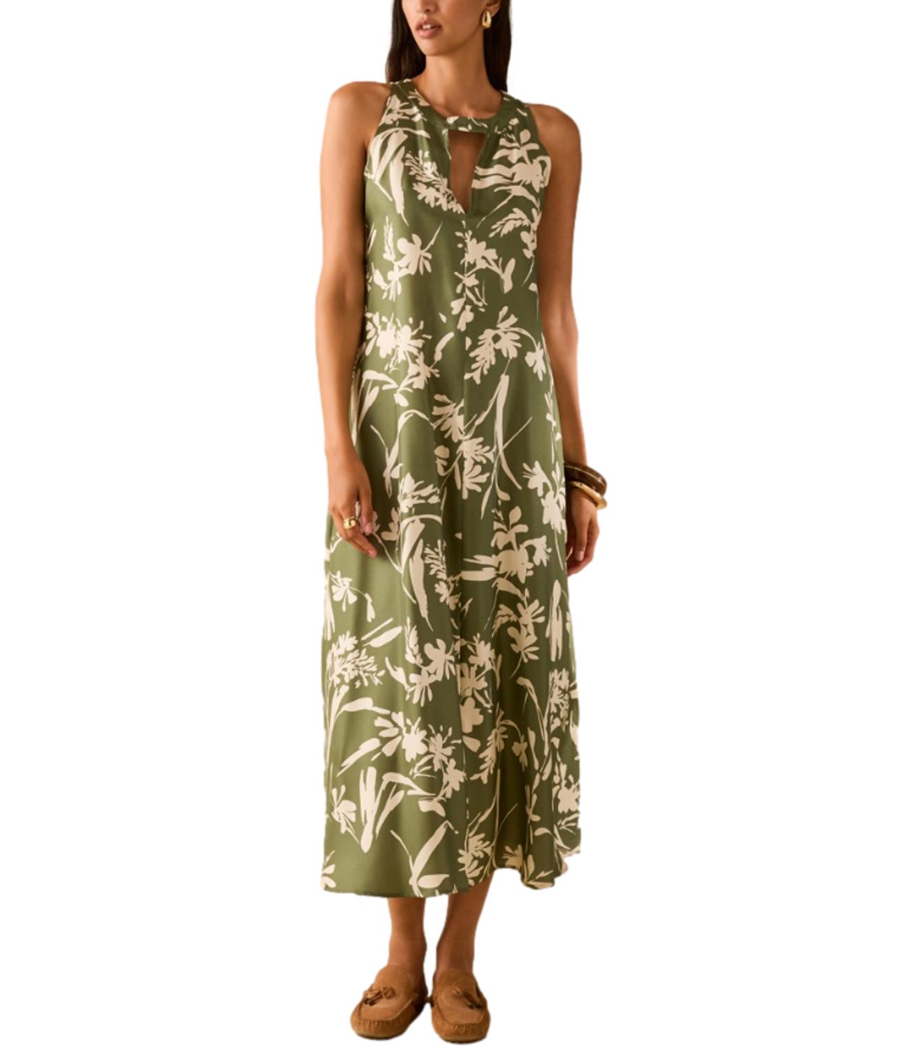 Penny Black Abito Floreale Verde da Donna