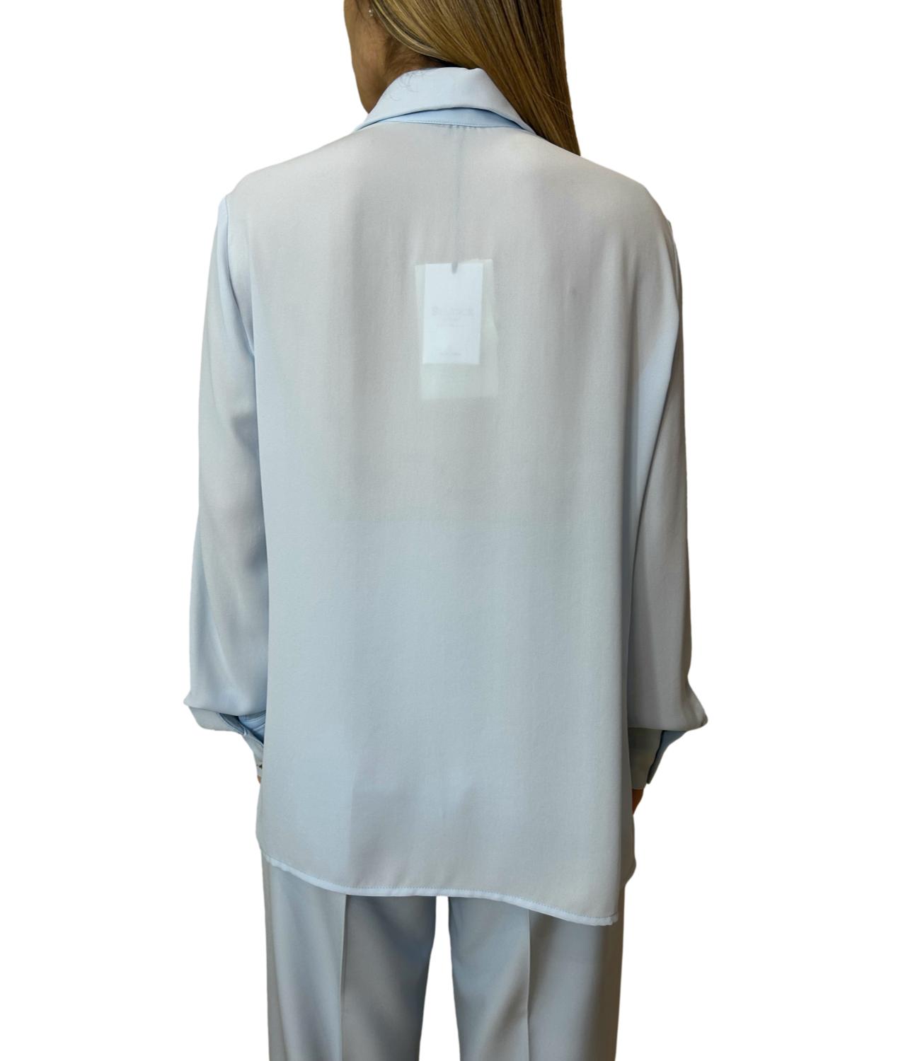 Silence Limited Camicia NECKTIE SHIRT Sky Donna