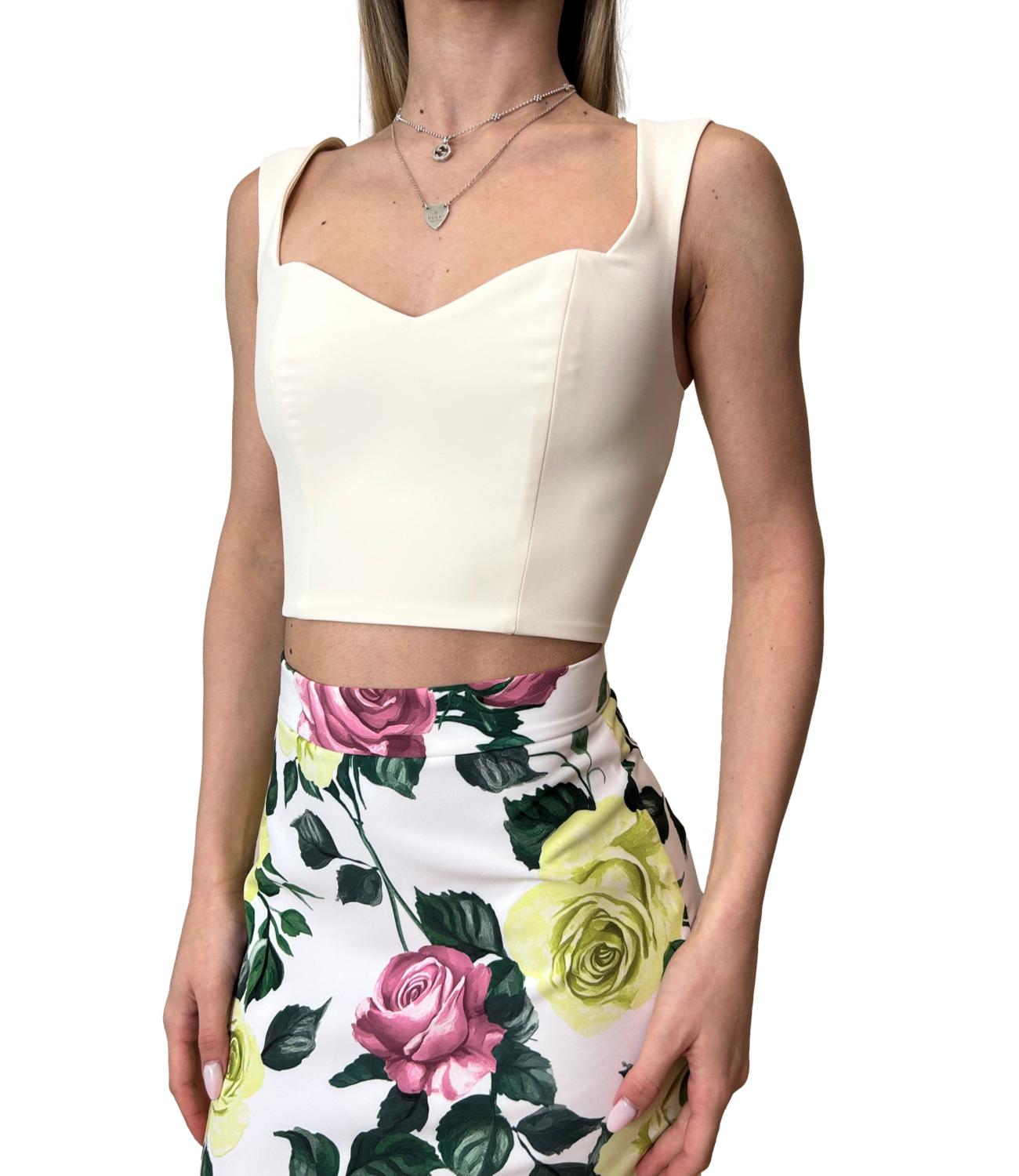 Silence Limited Top STRAPS KEY New Milk Donna