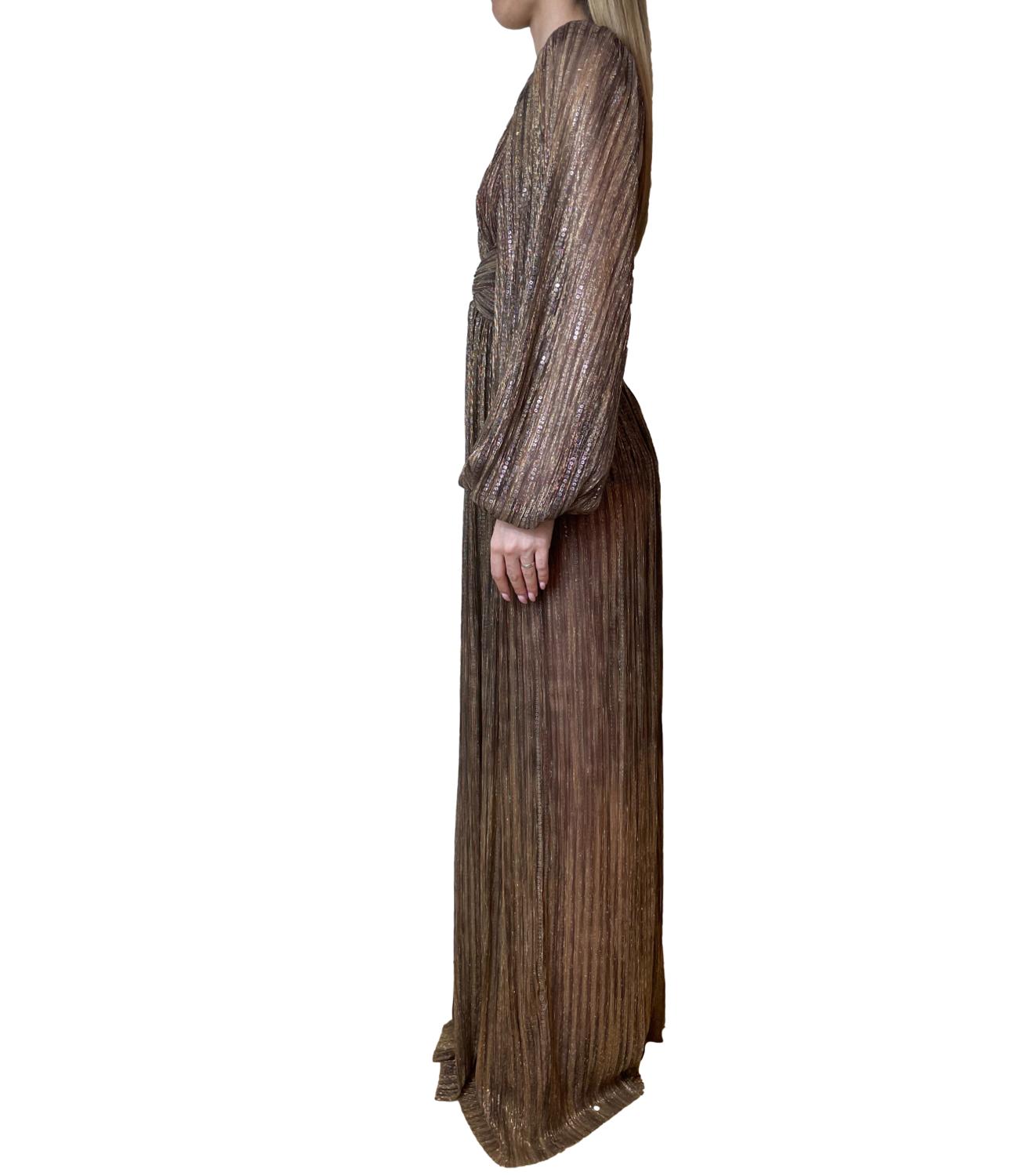 Silence Limited Abito New Artemyd Bronzo Donna