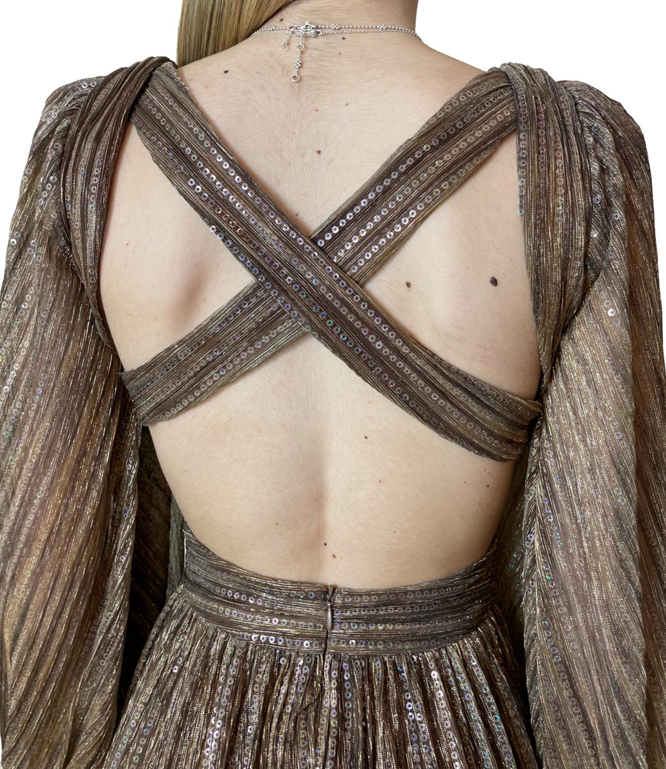 Silence Limited Abito New Artemyd Bronzo Donna