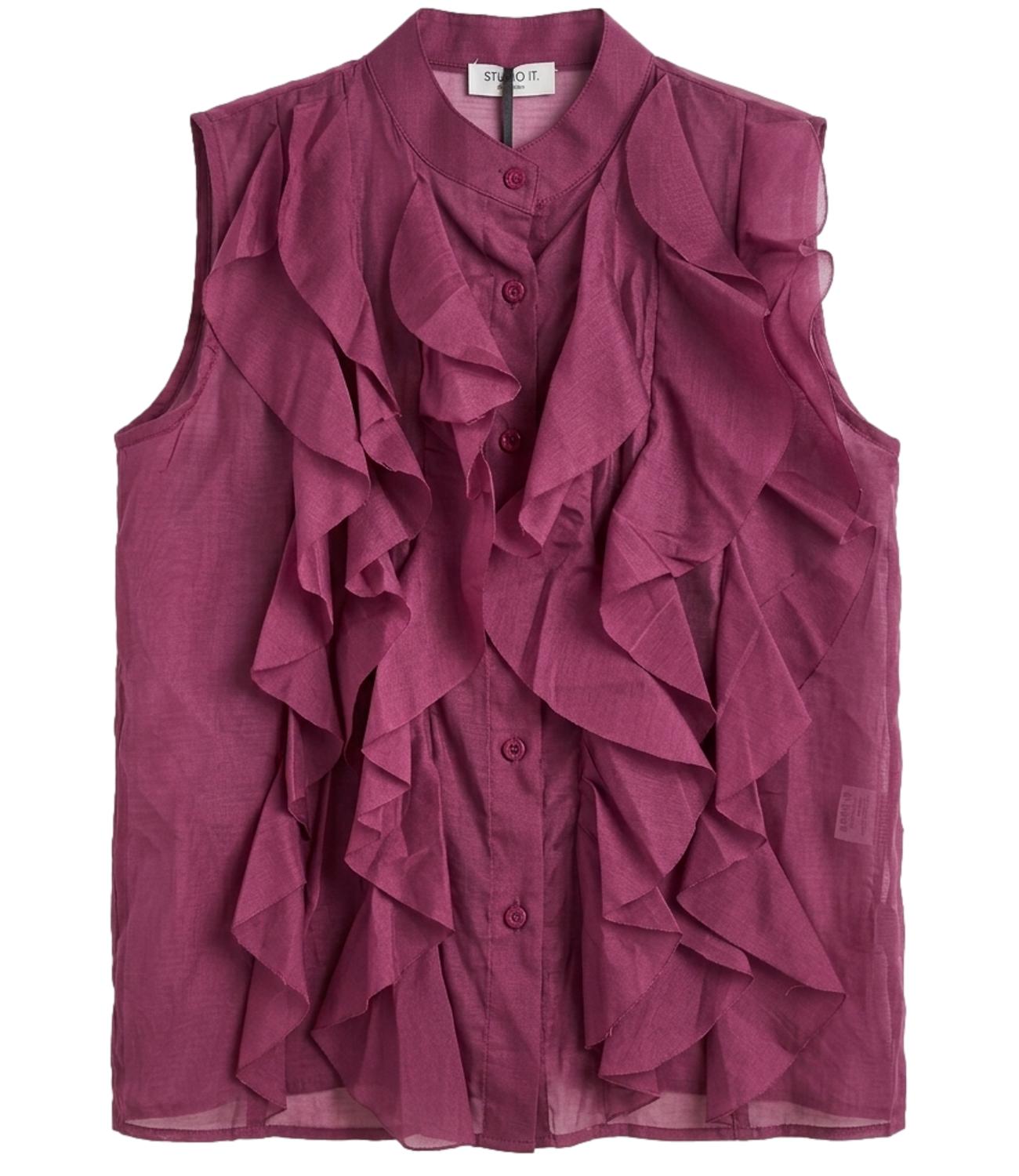Studio it Canotta Bordeaux da Donna