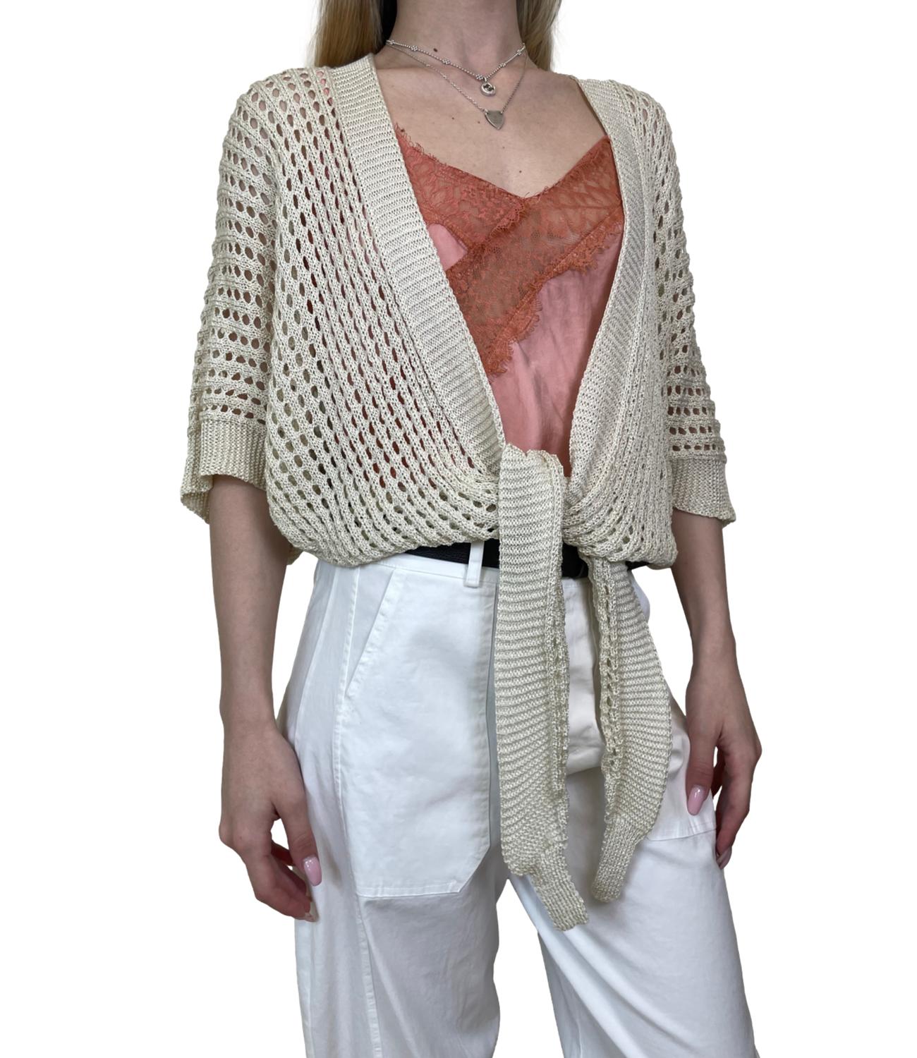 Studio it Cardigan Avorio da Donna