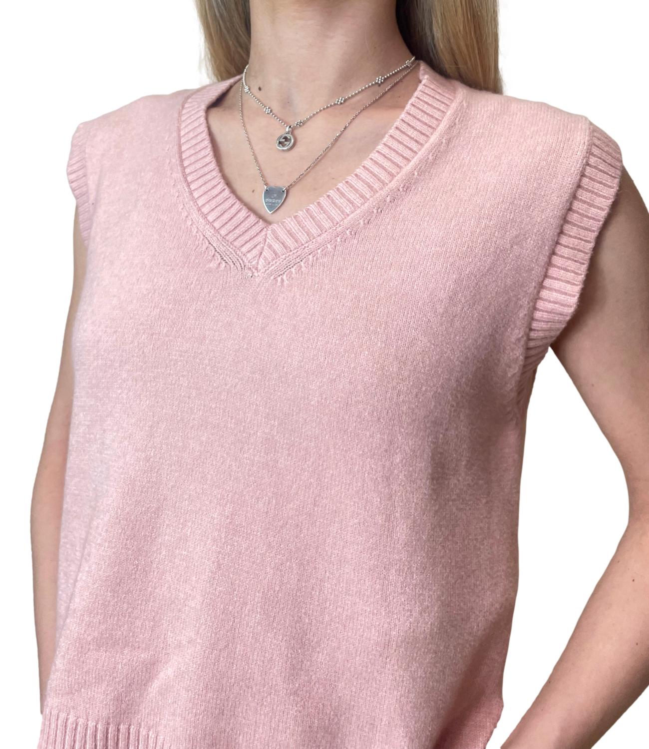 Studio it Gilet Rosa da Donna