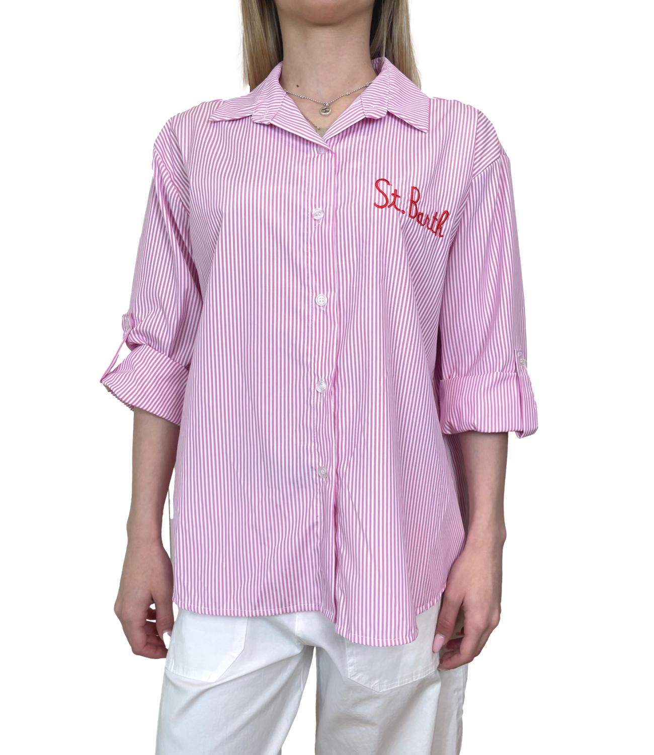 Studio It Camicia Riga Rosa Donna