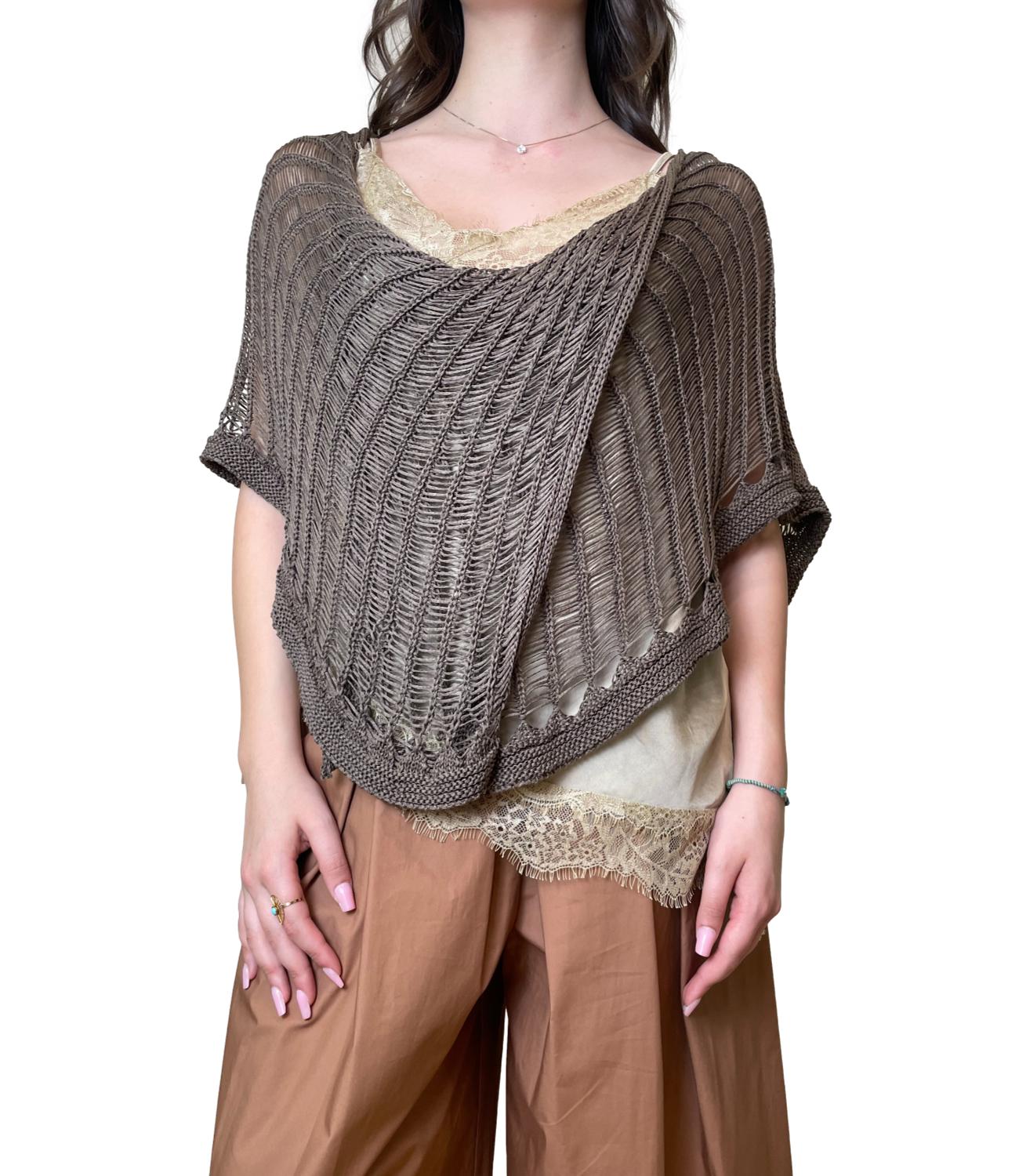 Studio It Poncho Moro Donna