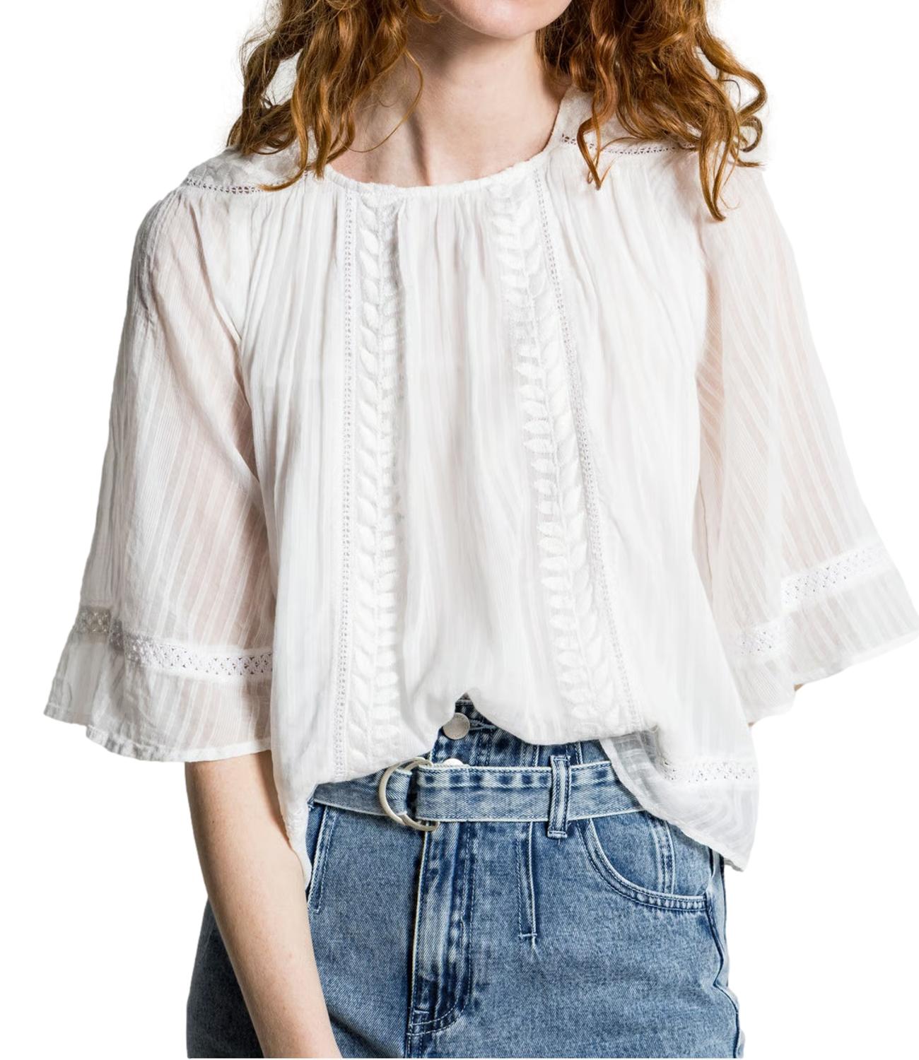 Suncoo Blusa LAURYN Bianco Donna
