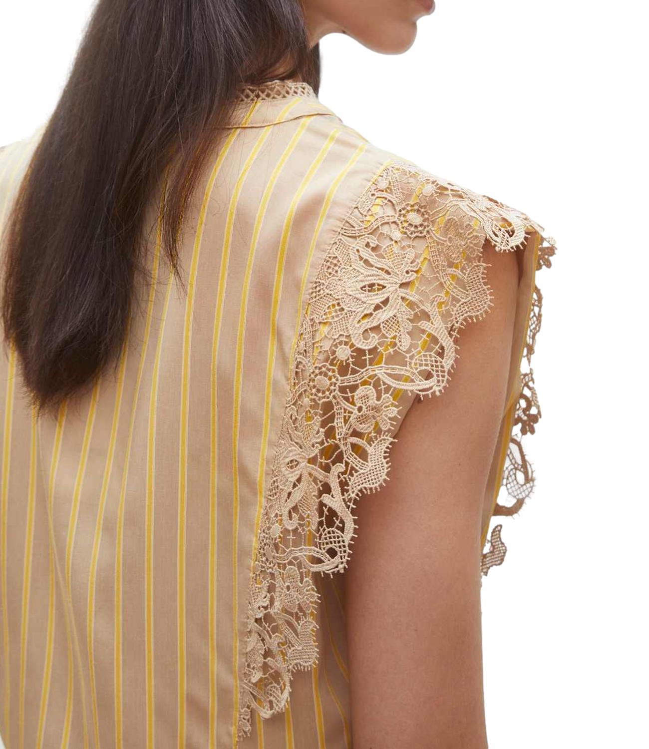 Suncoo Blusa Lazur Camel Donna