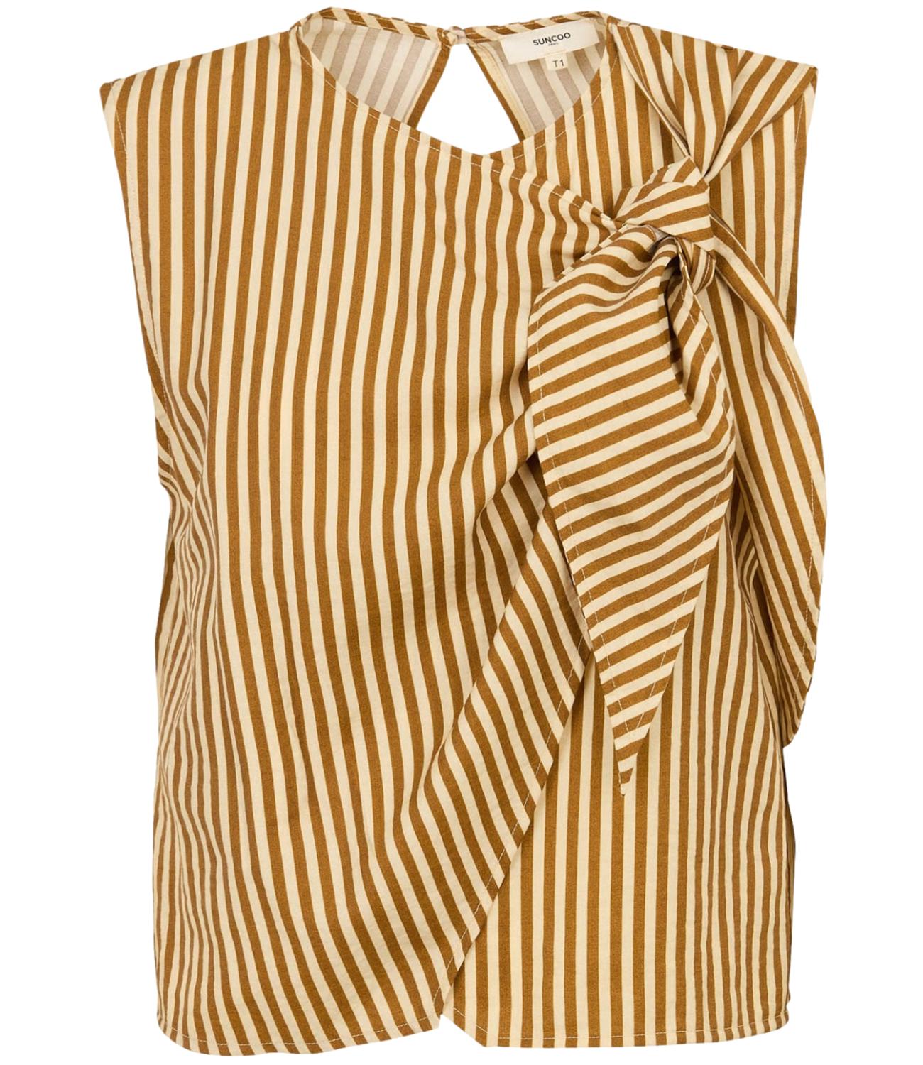 Suncoo Blusa Camel da Donna