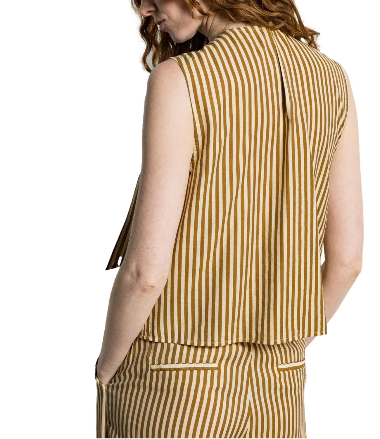 Suncoo Blusa Camel da Donna