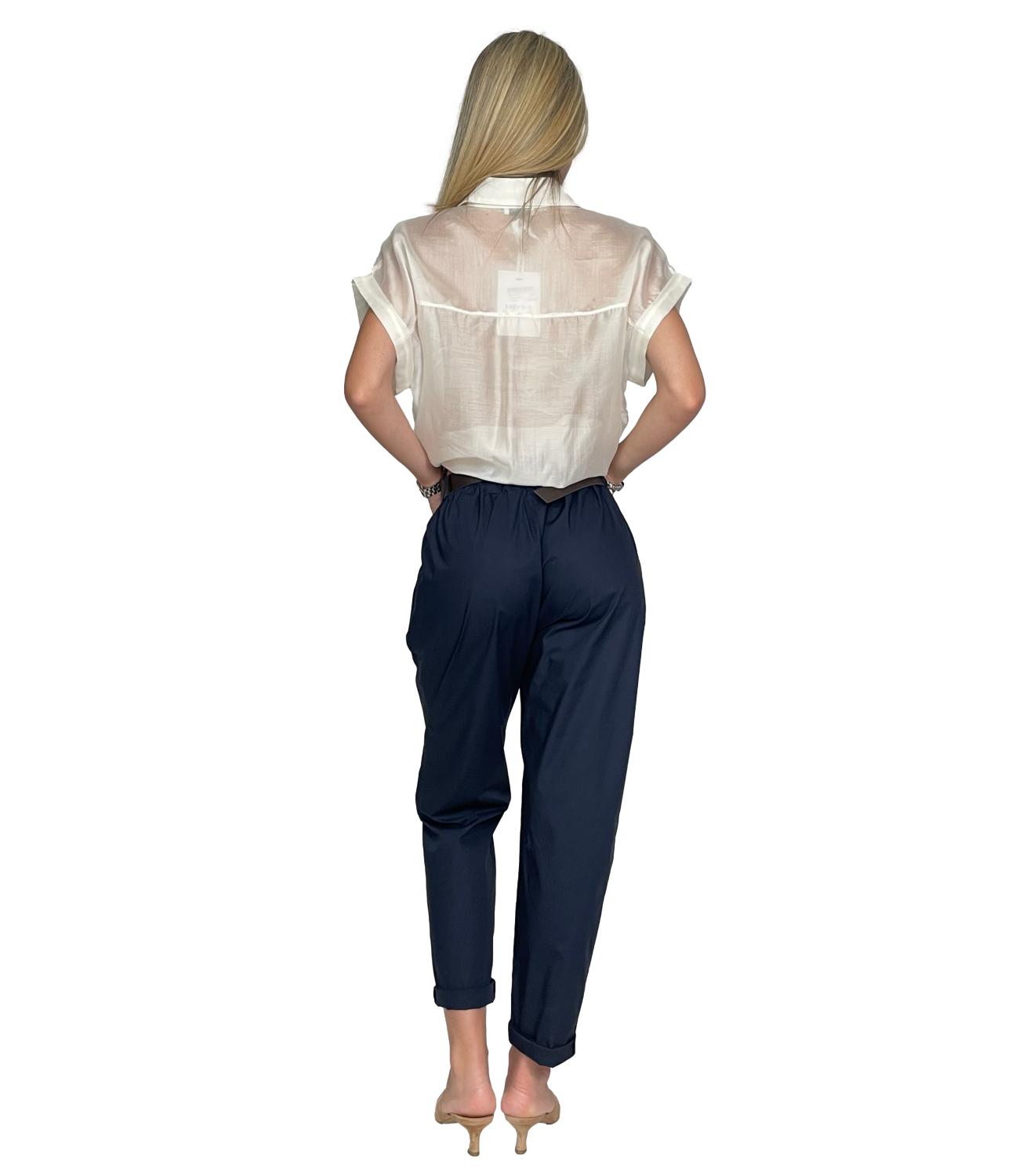 Susy Mix Pantalone Blu da Donna