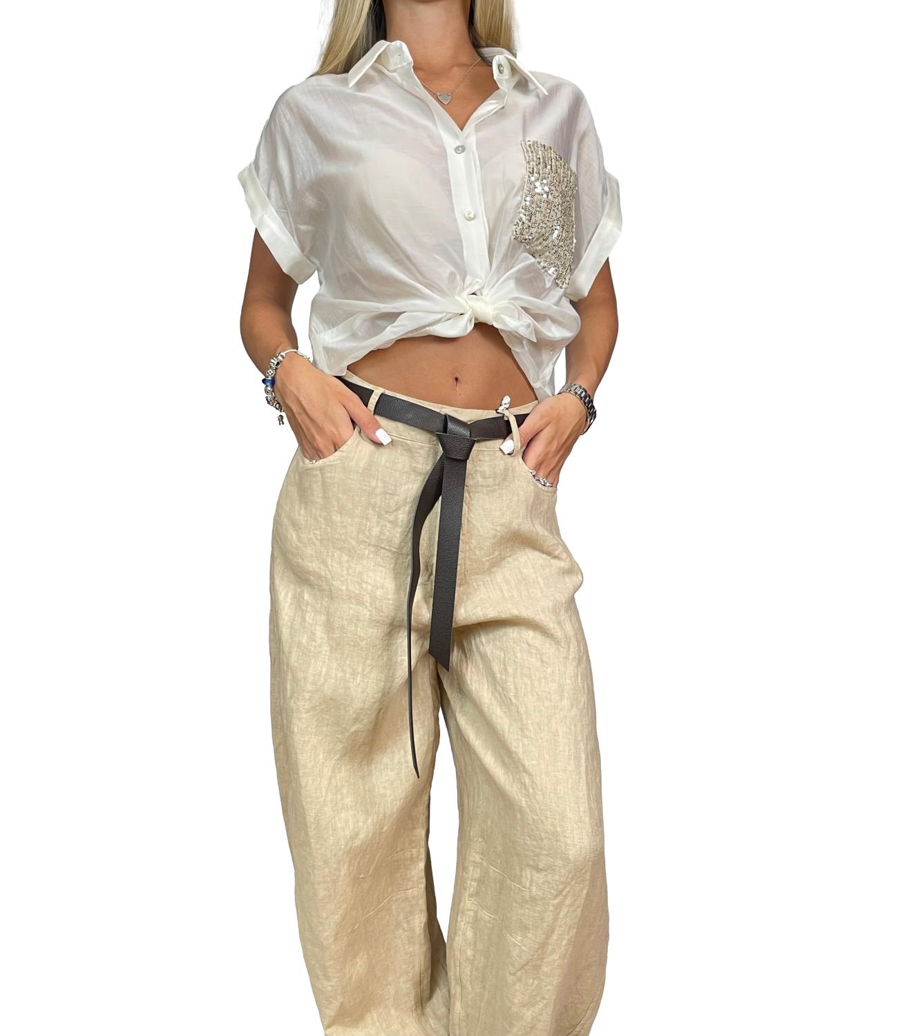 Susy Mix Pantalone Safari da Donna