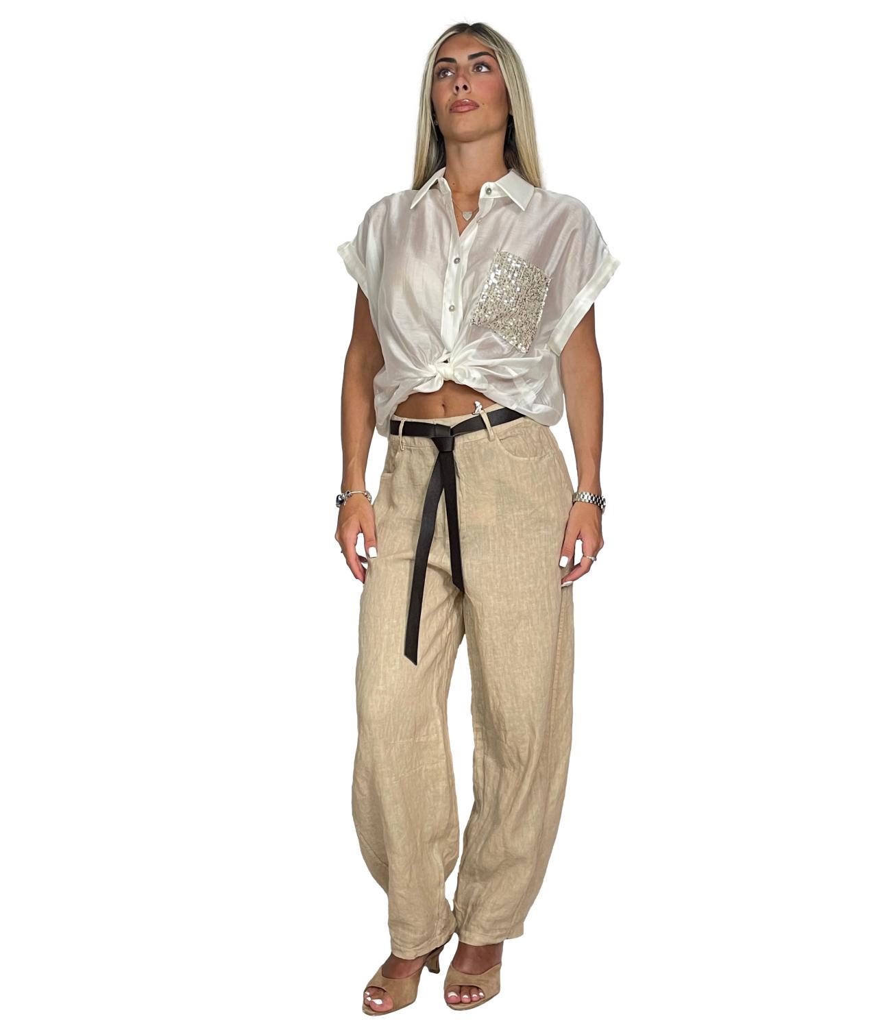 Susy Mix Pantalone Safari da Donna