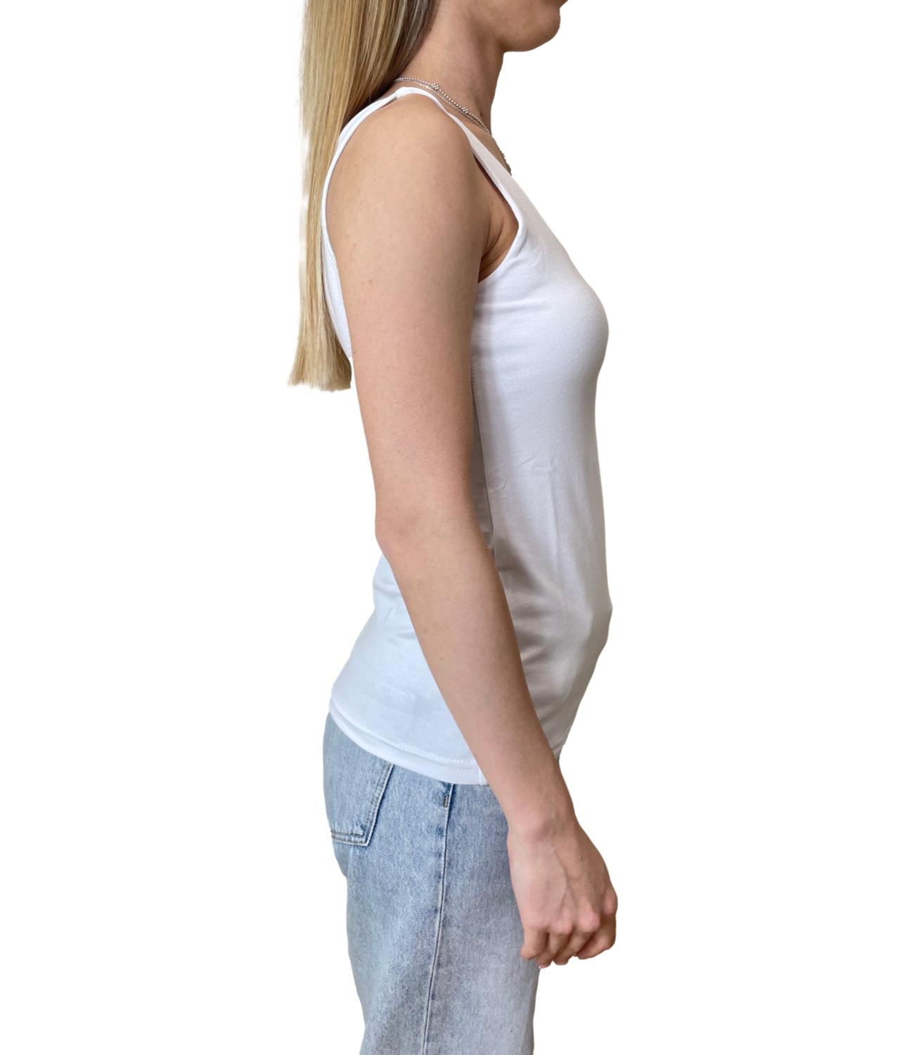 Susy Mix Canotta Latte Donna