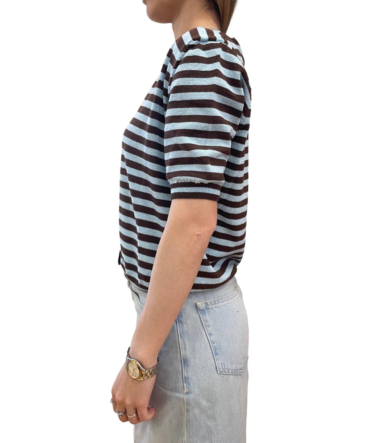 Susy Mix Cardigan Righe Moro Donna