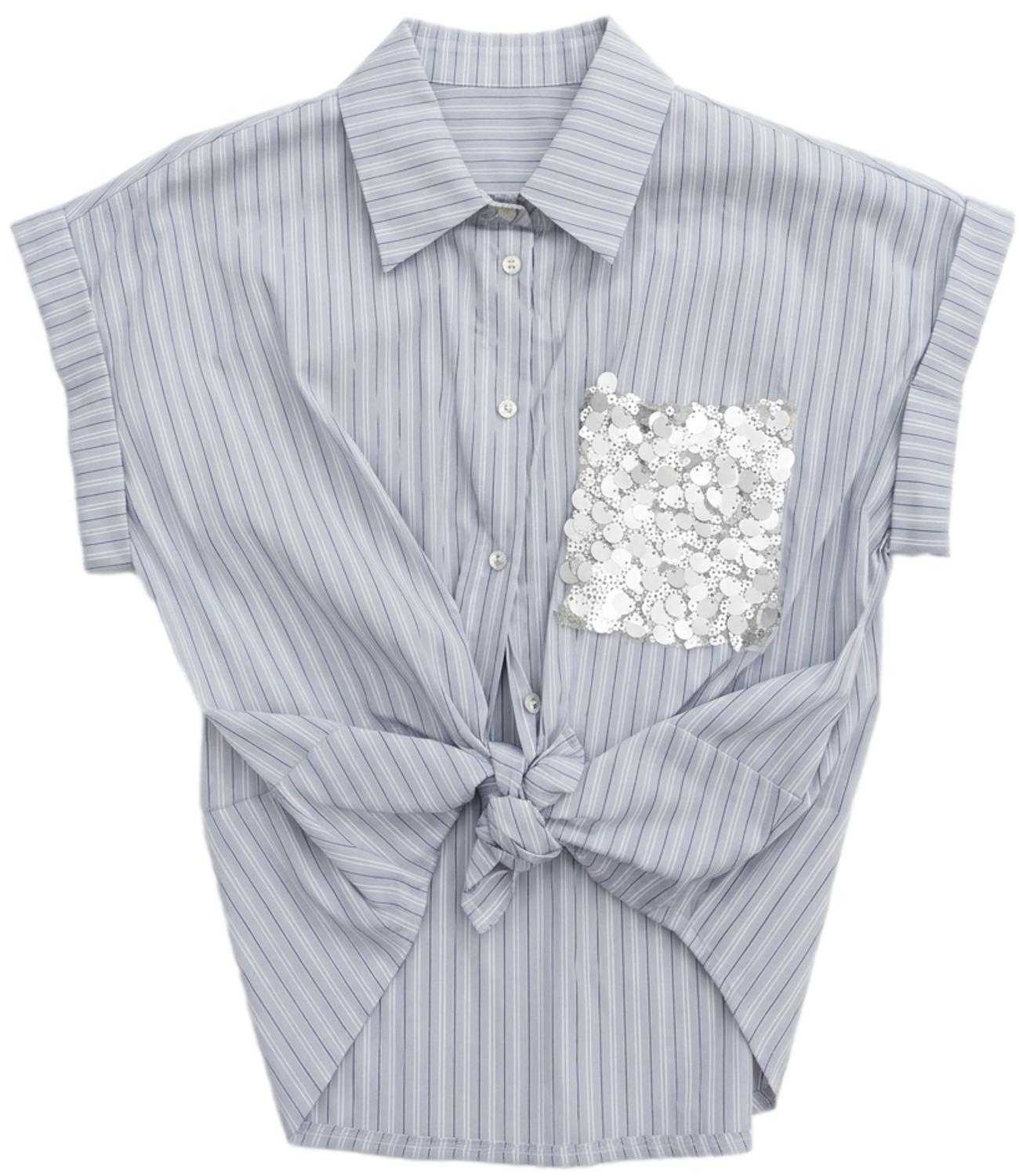 Susy Mix Camicia Grigio Perla da Donna